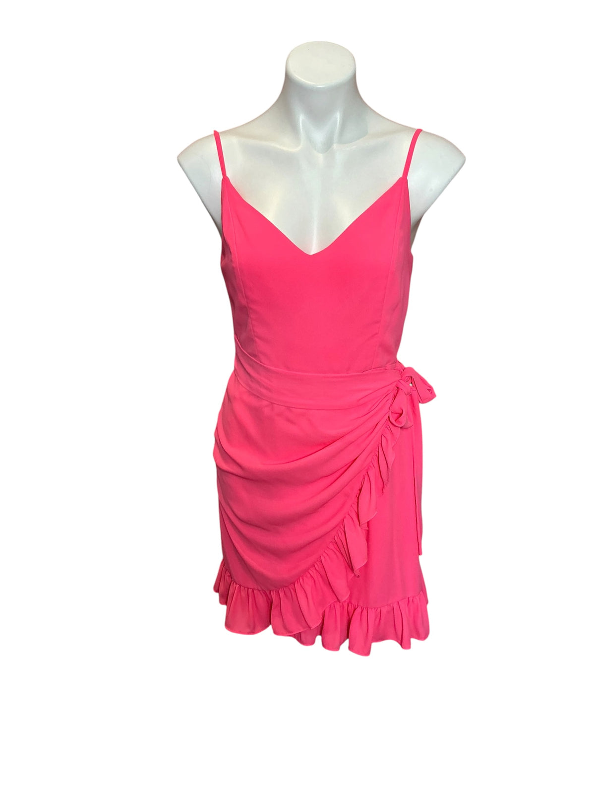 Lilly Pulitzer- Alisa Lileeze Wrap Dress Aura Pink Size 2