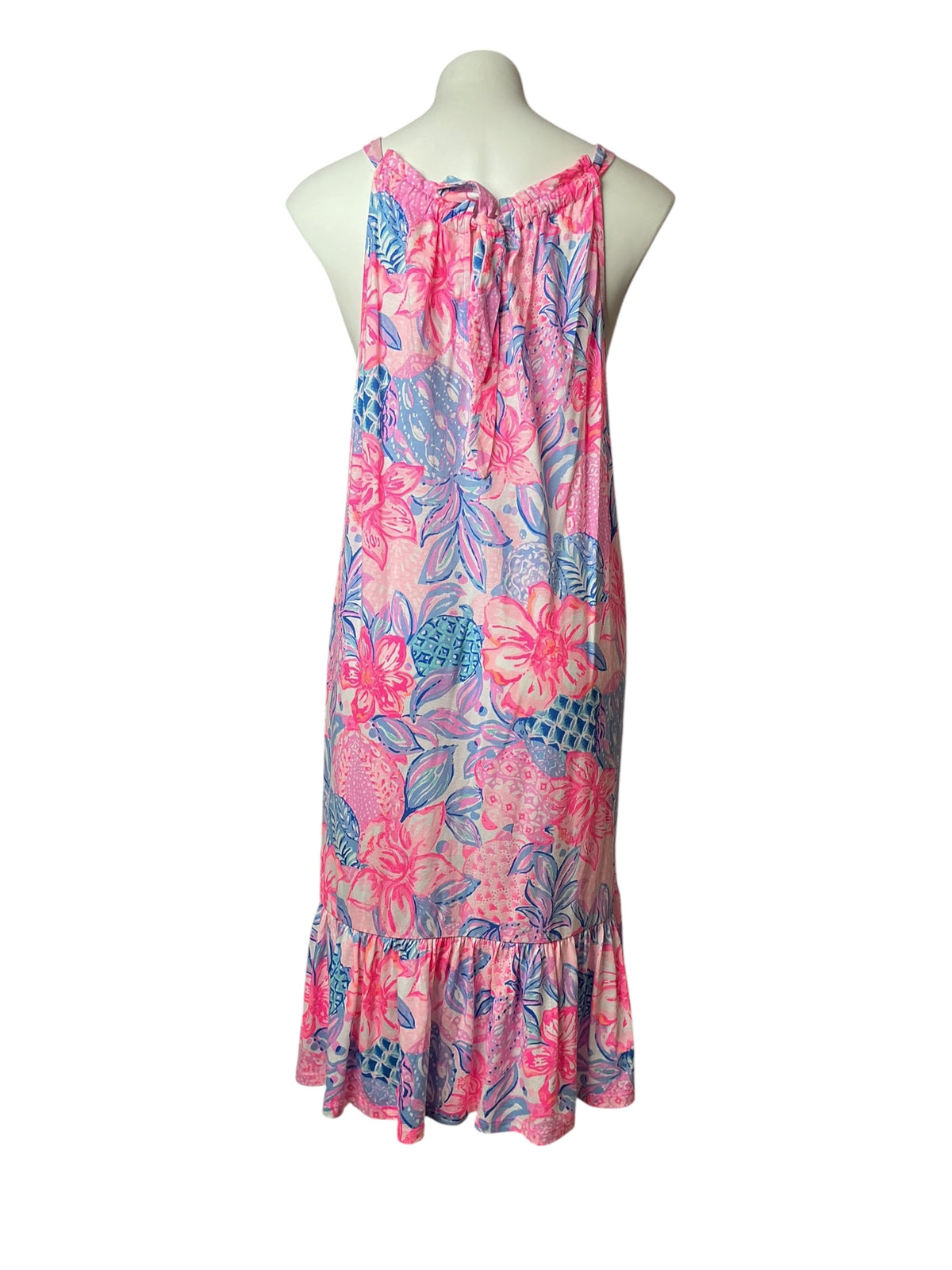 Lilly Pulitzer Saira Snappy Turtle Pink Isle Dress - Size XL