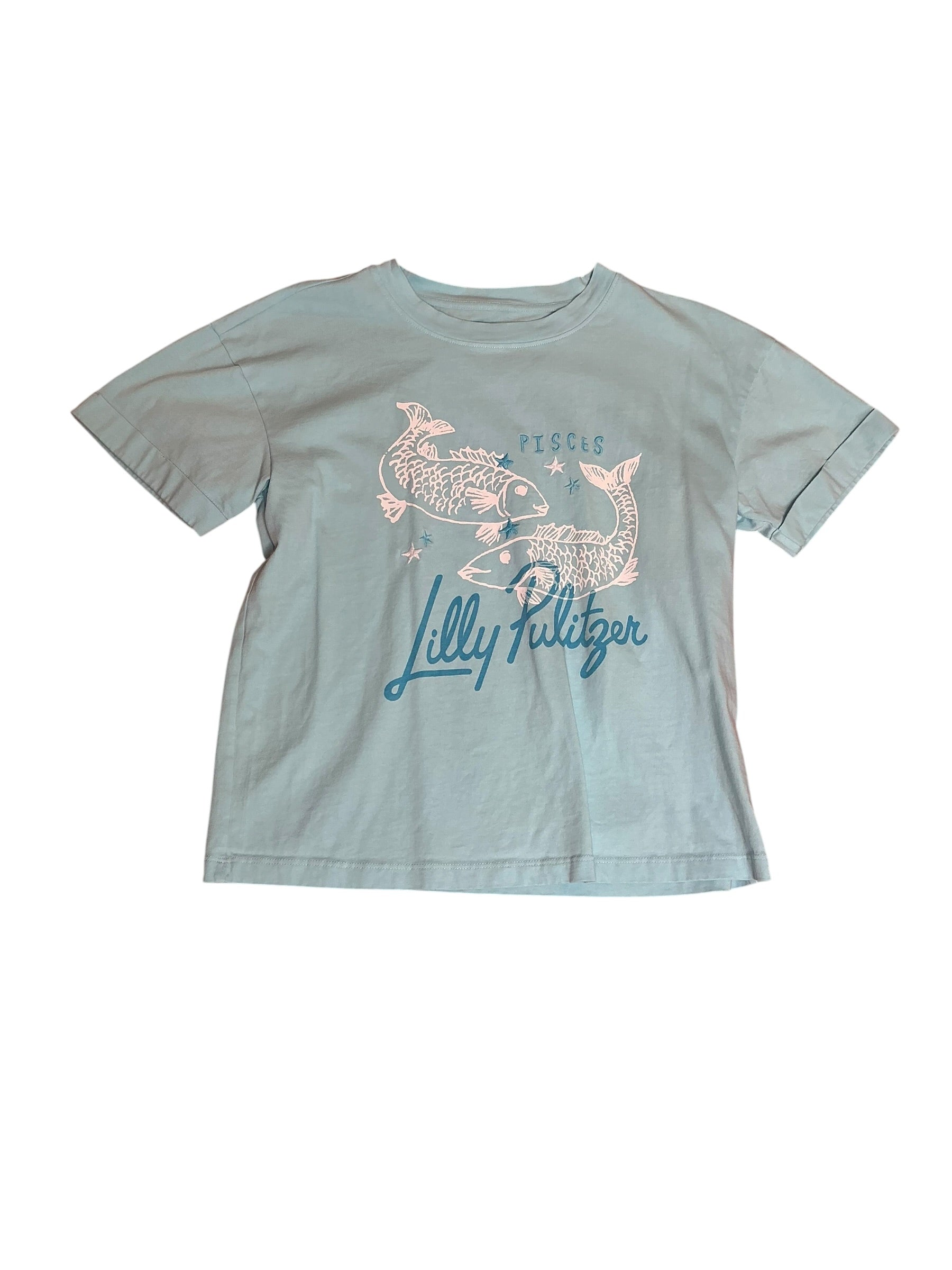 Lilly Pulitzer Zodiac Stella Knit Top Multi Pisces Graphic - Size XXS
