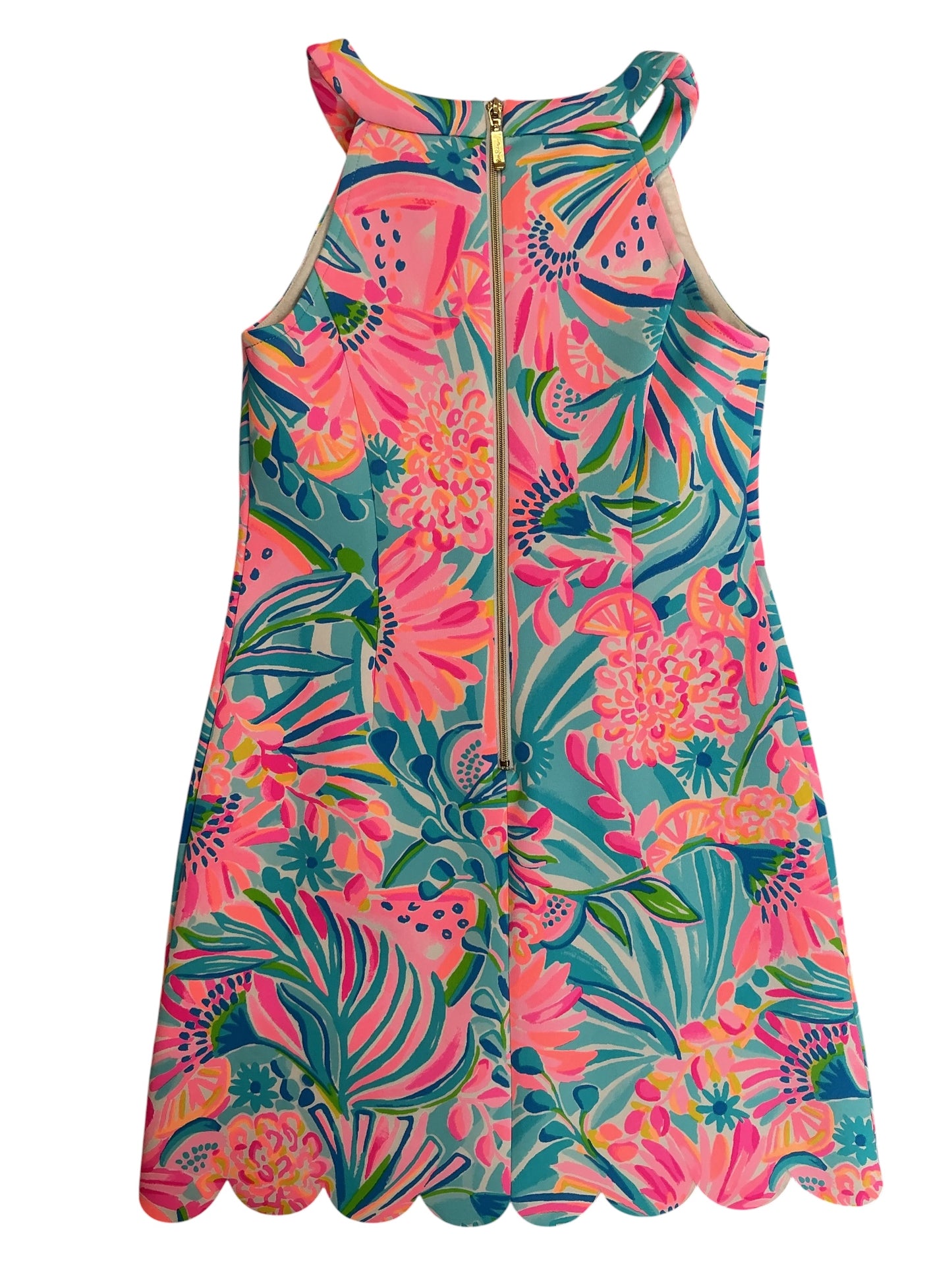 Lilly Pulitzer Kids Girls Sophelia Shift Dress Tropical Punch - Size 7