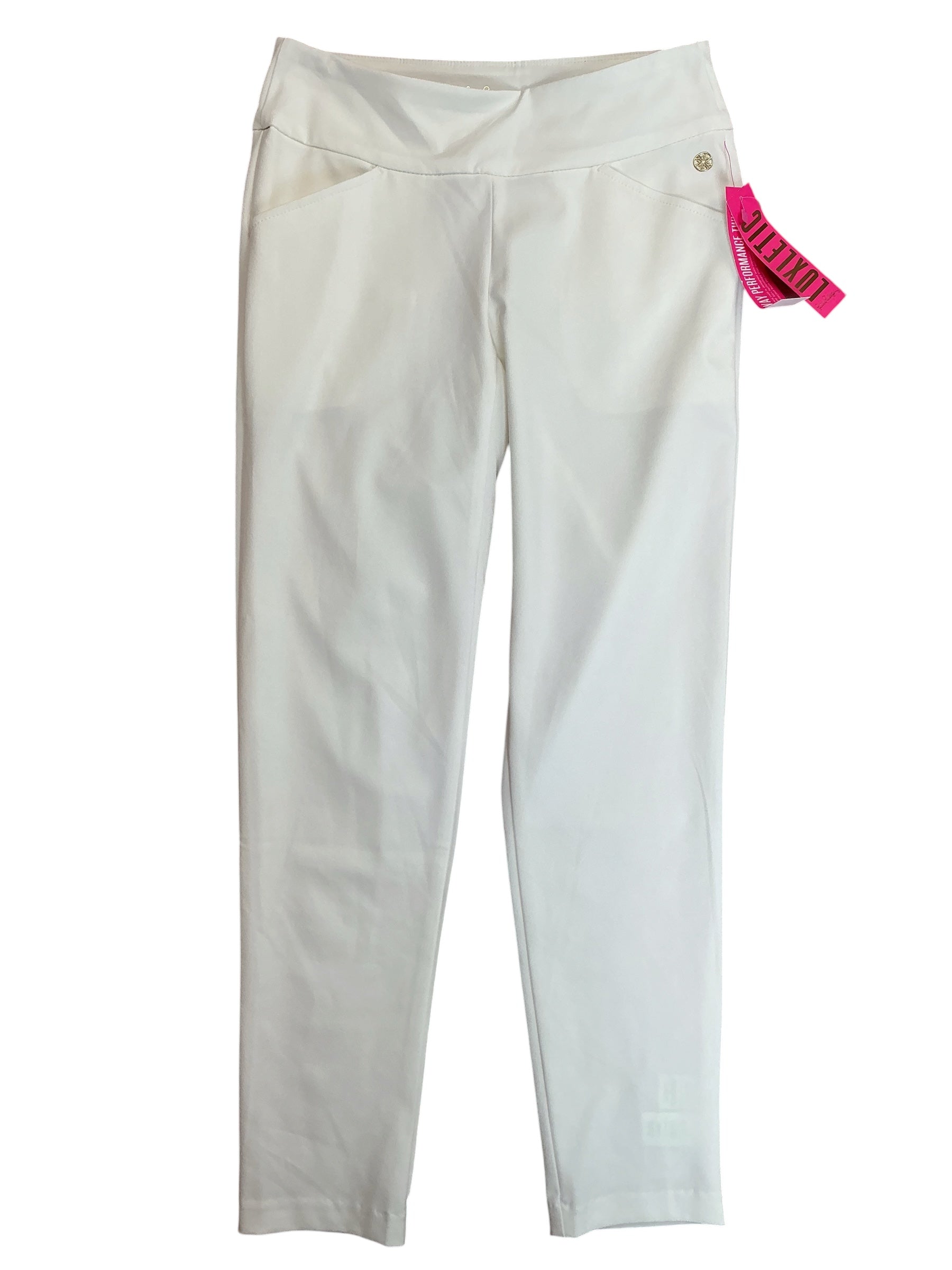 Lilly Pulitzer NWT Corso Pants UPF 50+ Resort White - Size 2