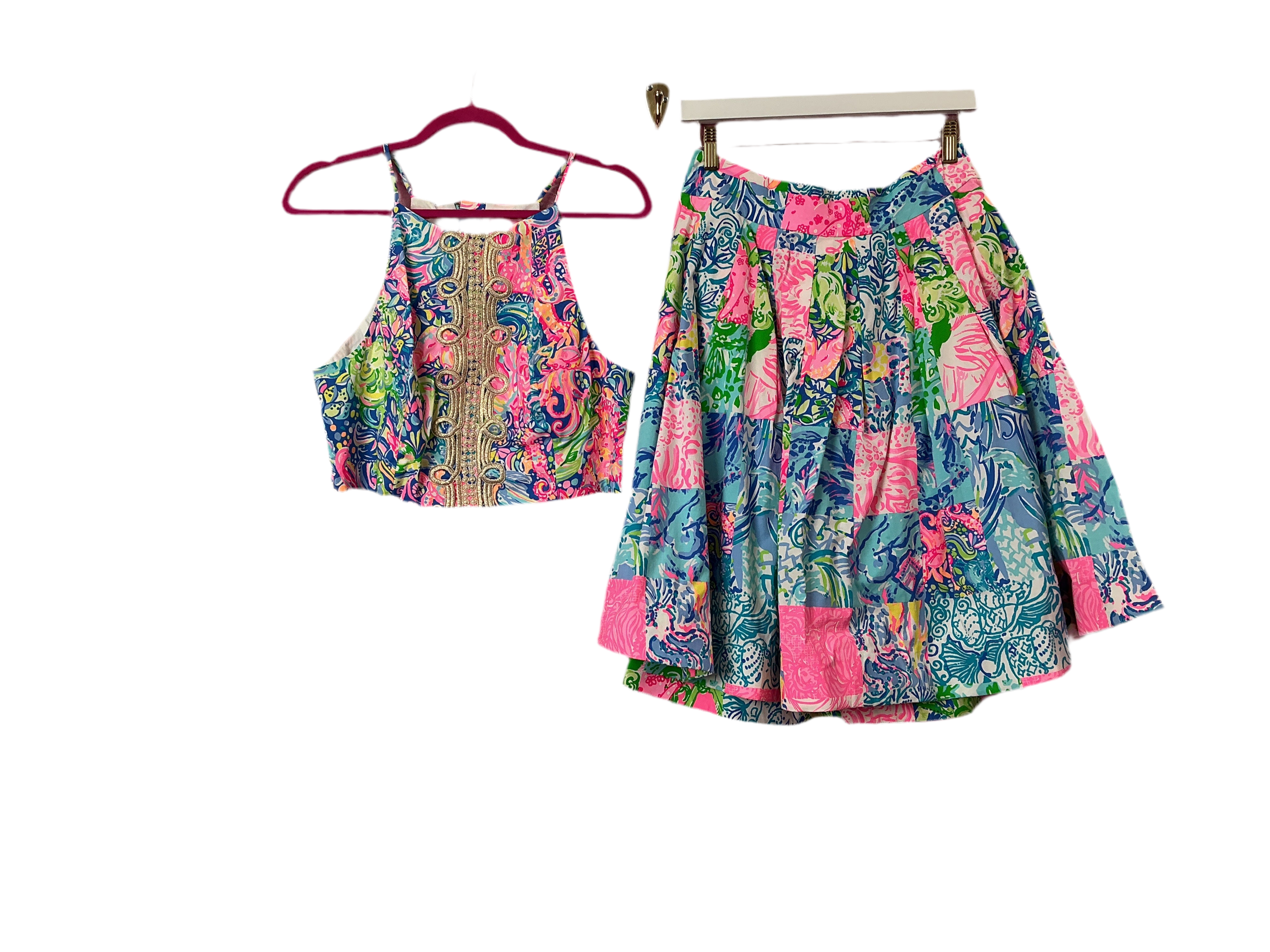 Lilly Pulitzer NWT Navia Set Pop Up Back Together Again Patch - Size 10