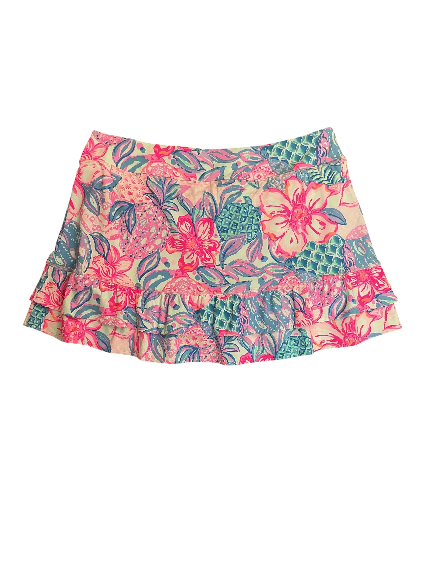 Lilly Pulitzer NWT Fern Skort UPF 50+ Pink Isle Snappy Turtle - Size XL