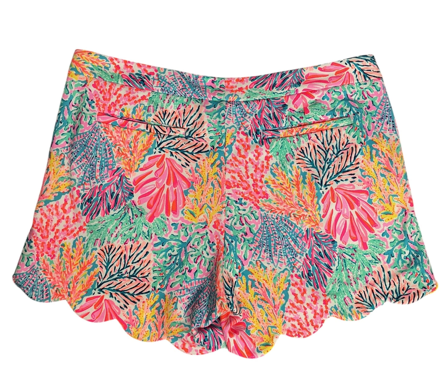 Lilly Pulitzer Buttercup Knit Short Multi SplashDance - Size 12