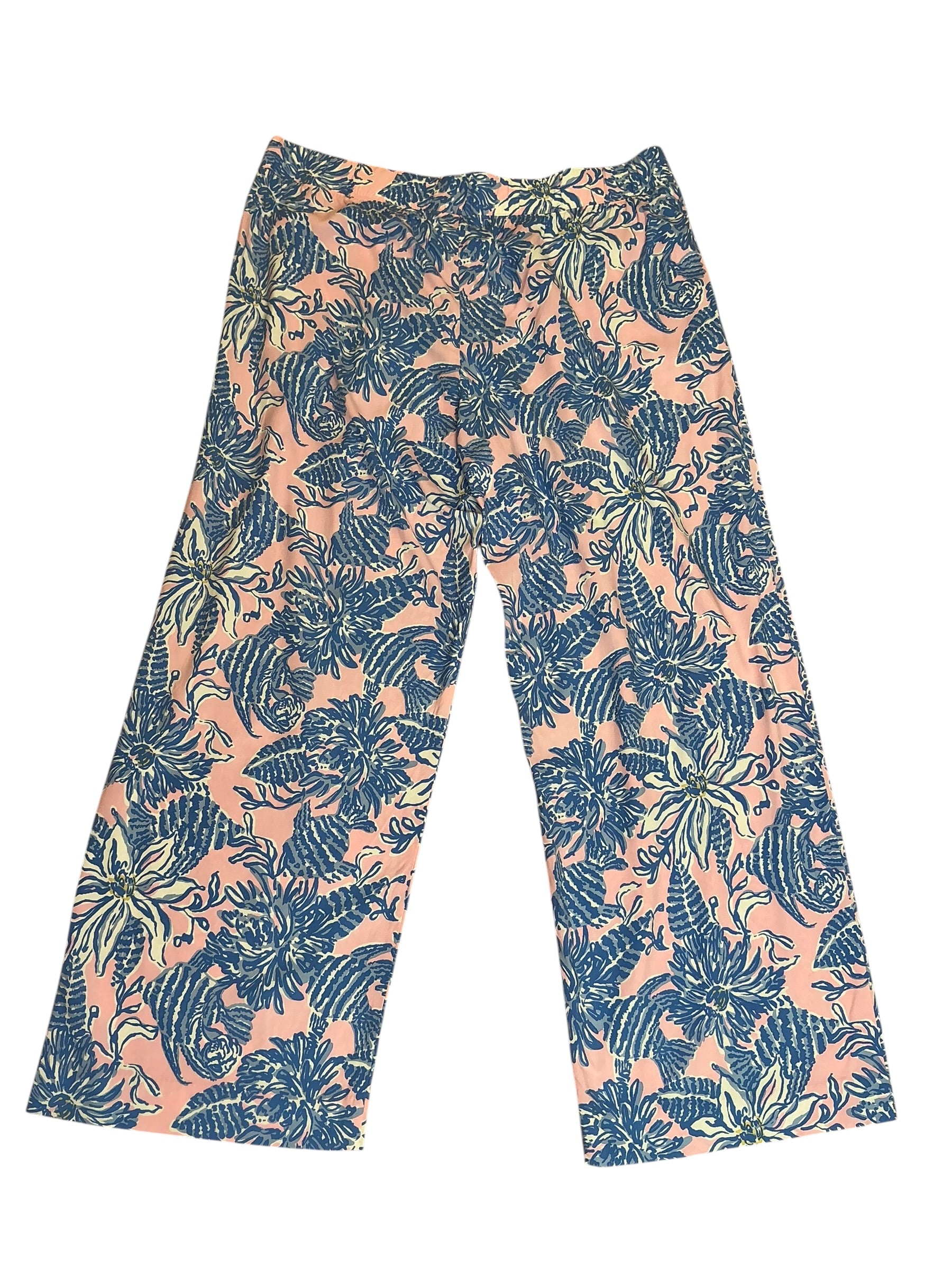 Lilly Pulitzer NWT Bal Harbour Stretch Pants Conch Shell Pink Up Scale Engineered Pants - XXL