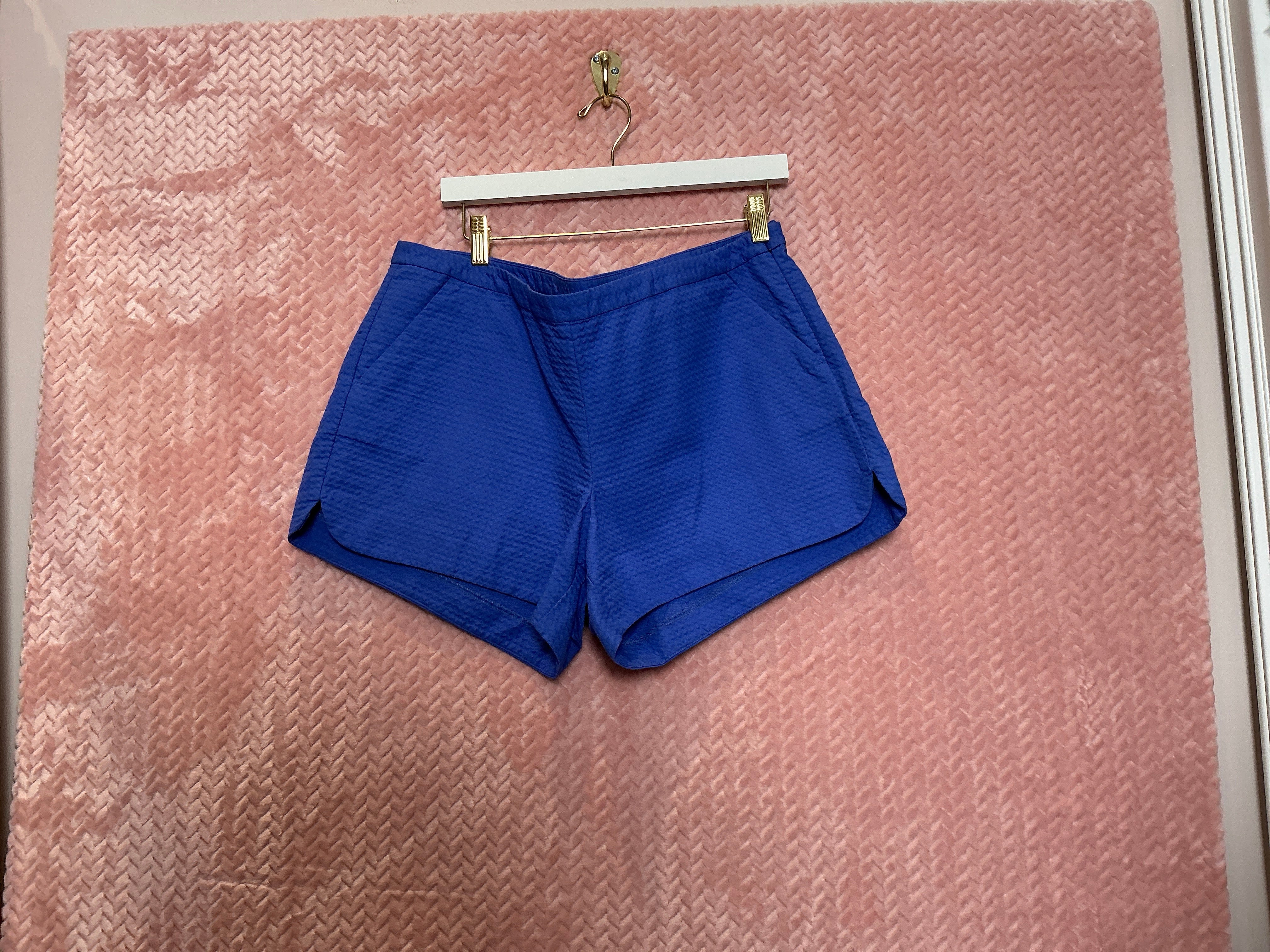 Lilly Pulitzer NWT Adie Short Iris Blue - Size 14