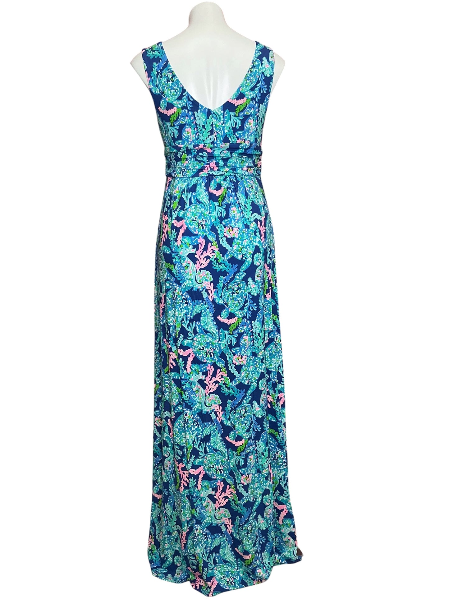 Lilly Pulitzer NWT Sloane Dress Corsica Blue Turtle Villa - Size M