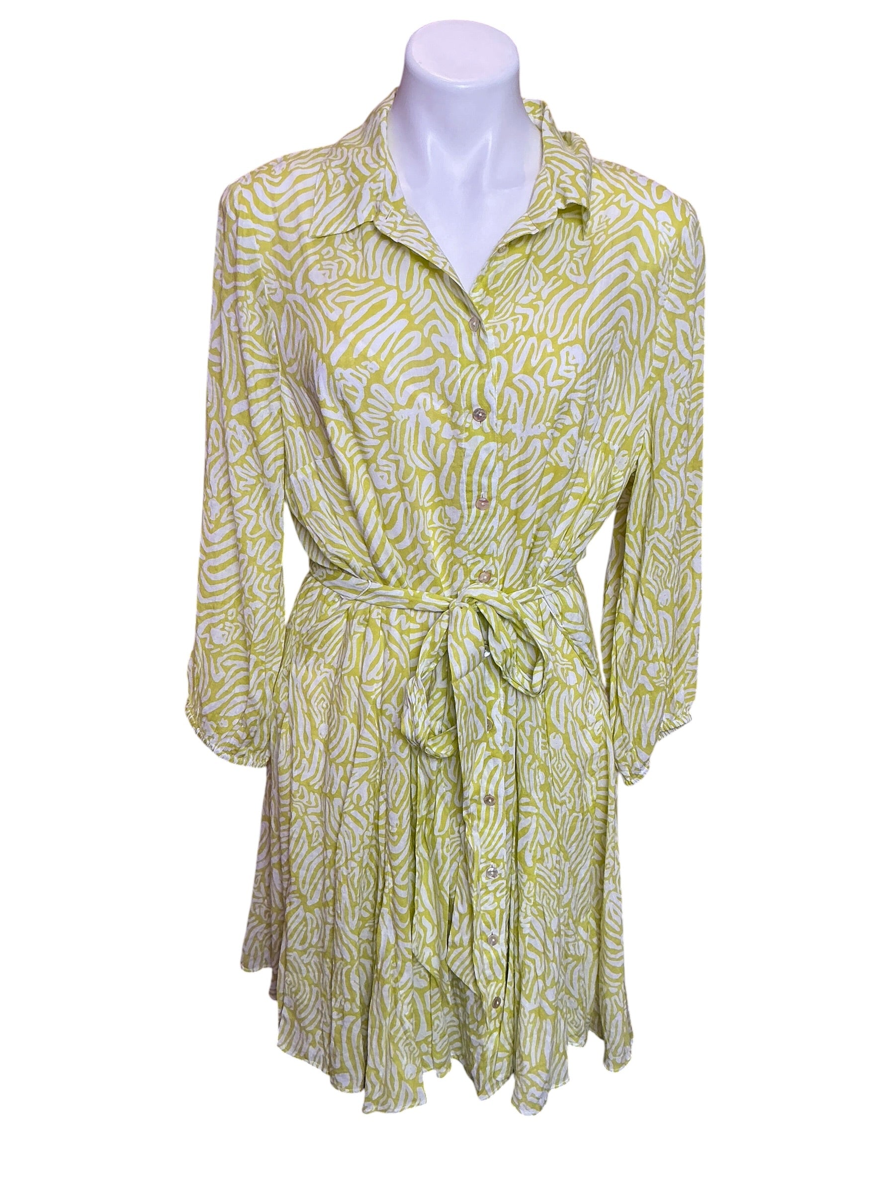 Lilly Pulitzer NWT Melony Shirtdress Jardin Green Zee Bebe - Size 14