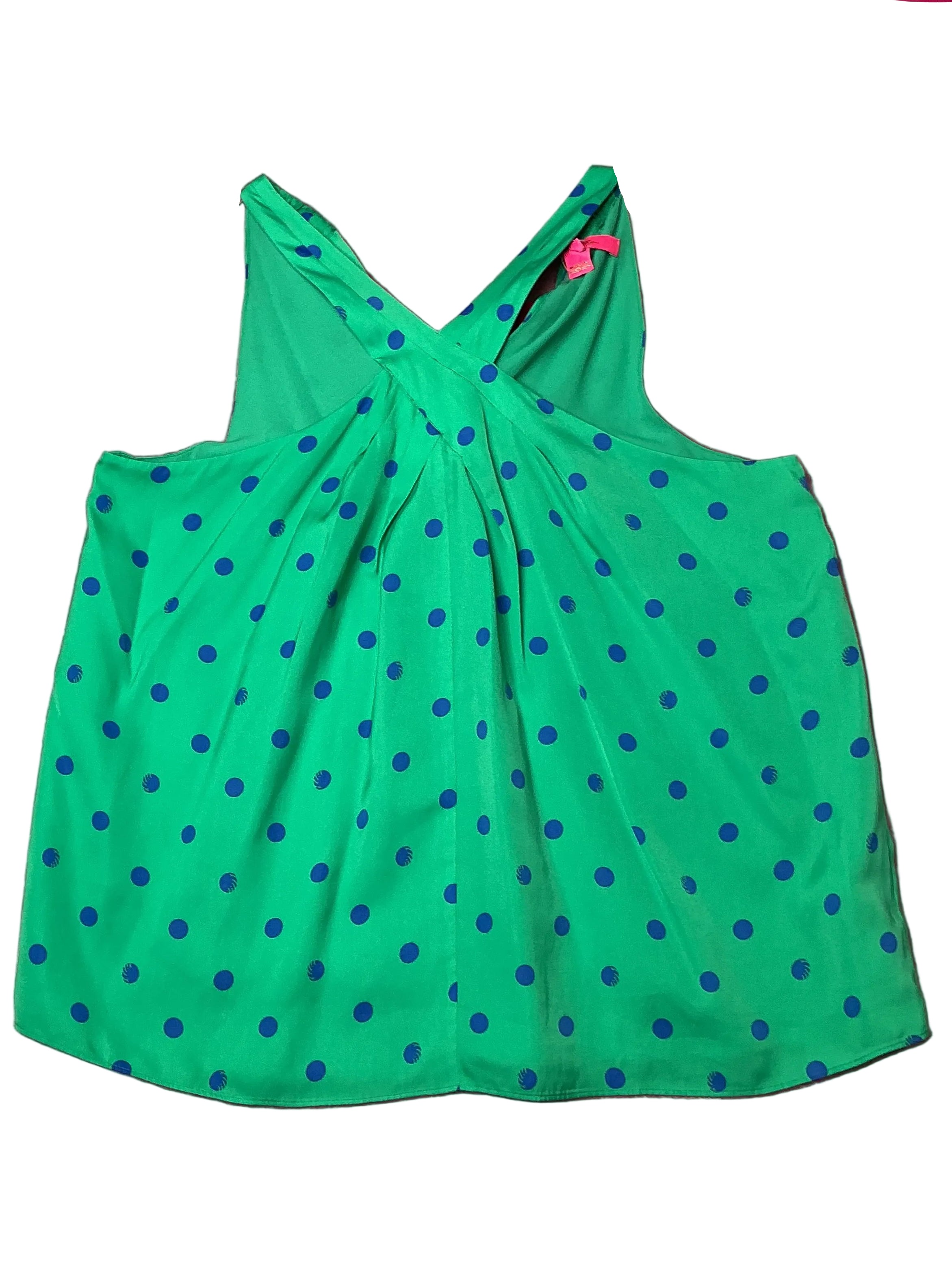 Lilly Pulitzer- Rori Halter Top Botanical Green Hotter Spot Size L