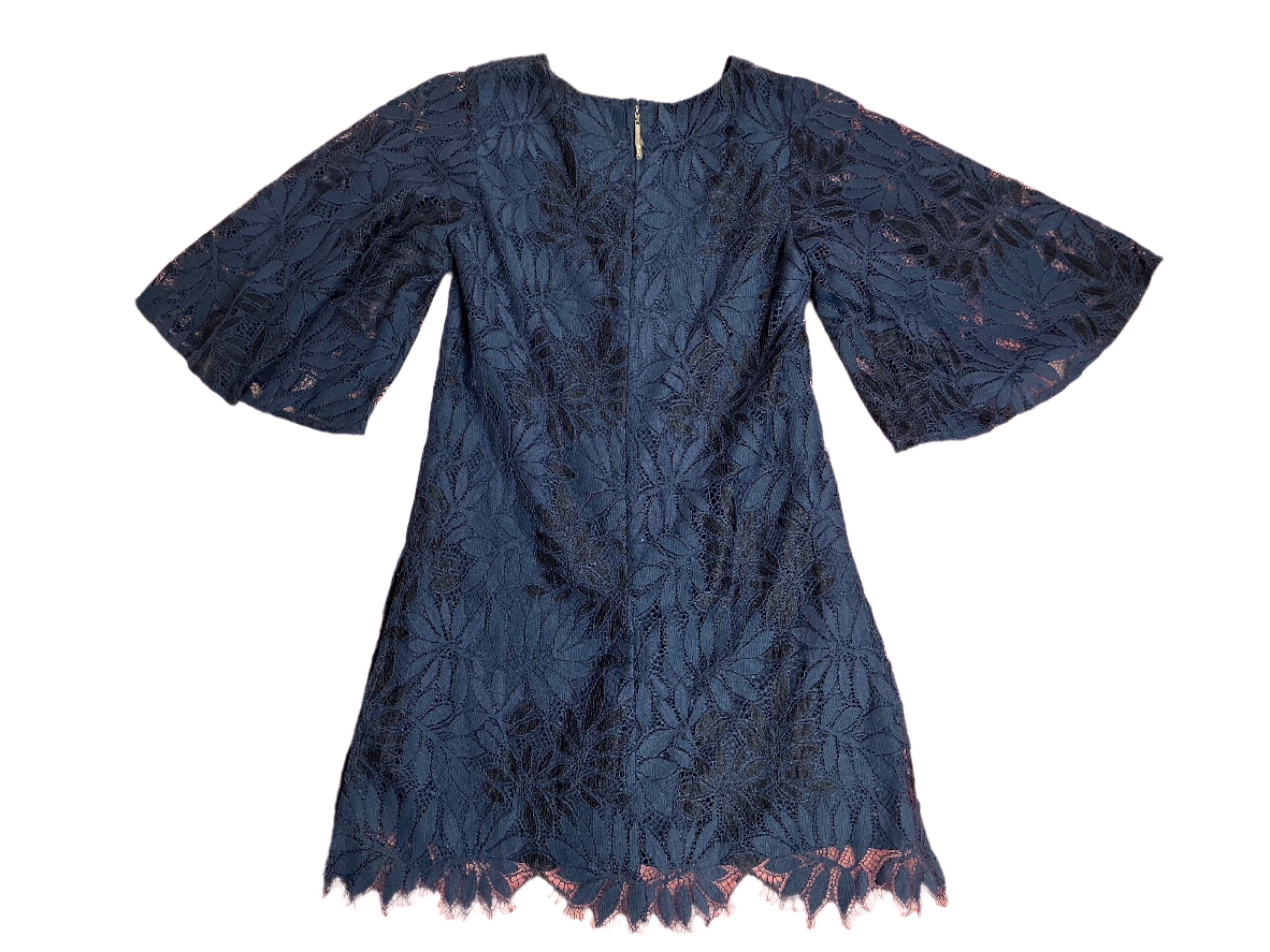 Lilly Pulitzer Jackelin Romper - True Navy Blue Fern Gallery - Size 2