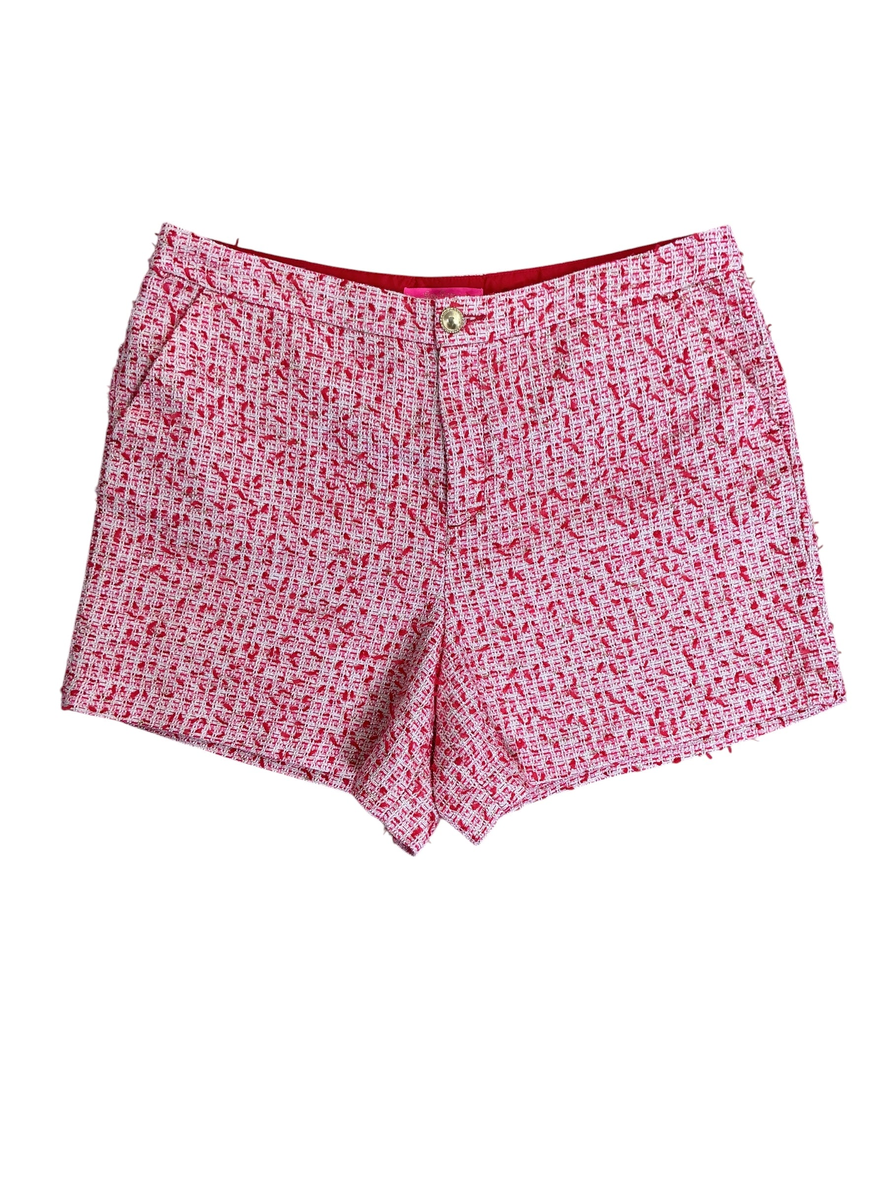 Lilly Pulitzer Gretchen High Rise Amaryllis Red - Size 16