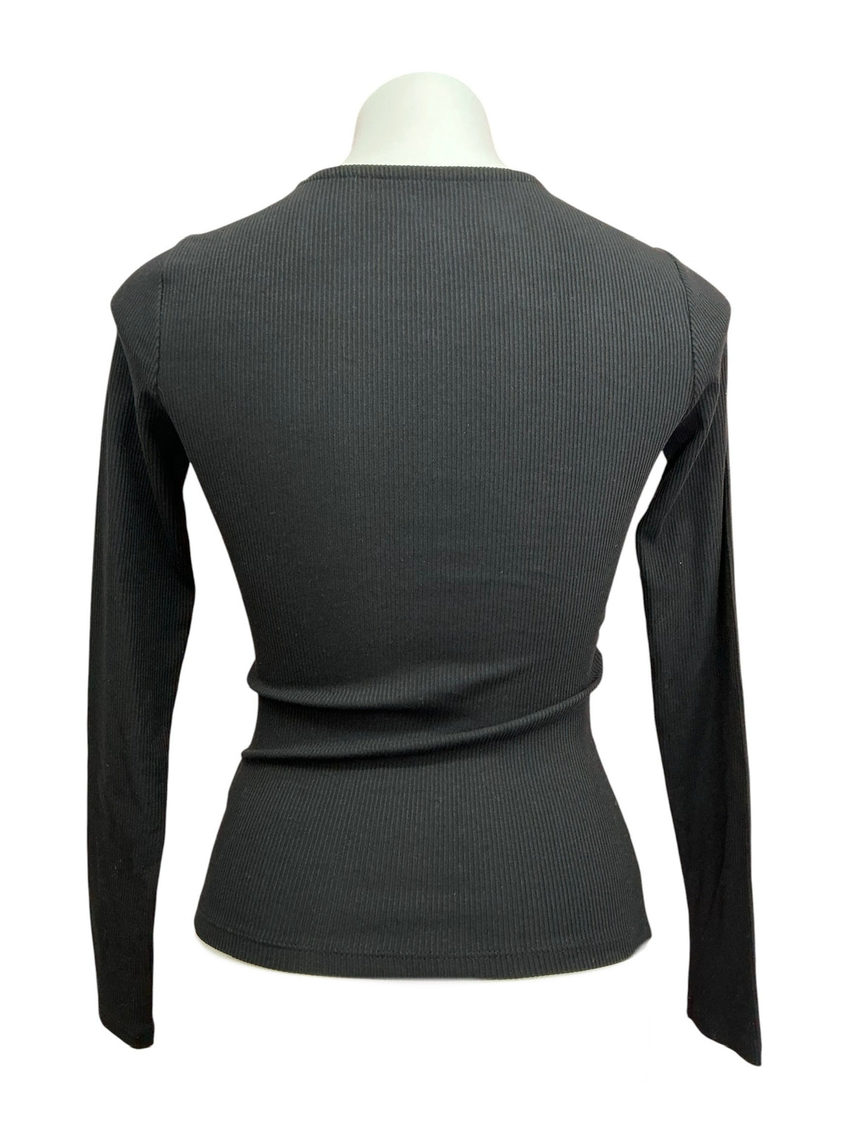 Lilly Pulitzer NWT Beaty Long Sleeve Knit Top Noir Black - Size XXS