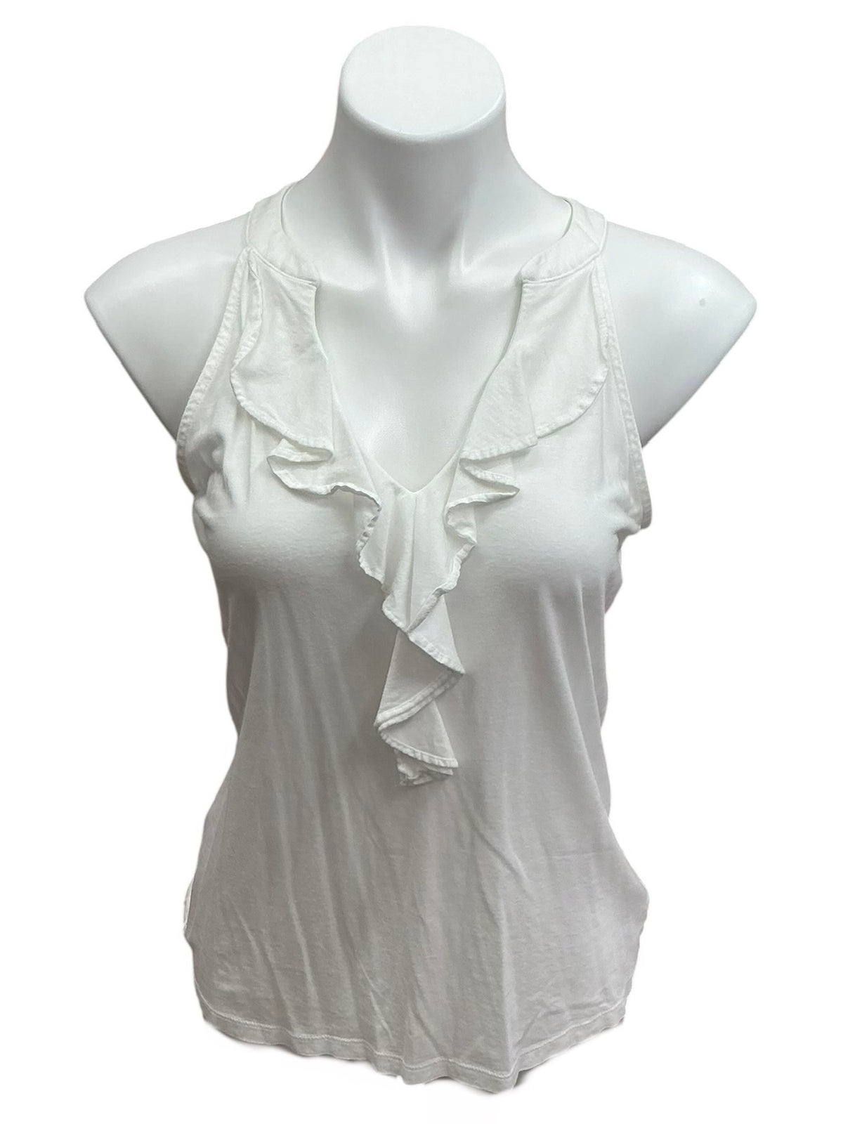 Lilly Pulitzer Shay Ruffle Tank Top Resort White - Size S