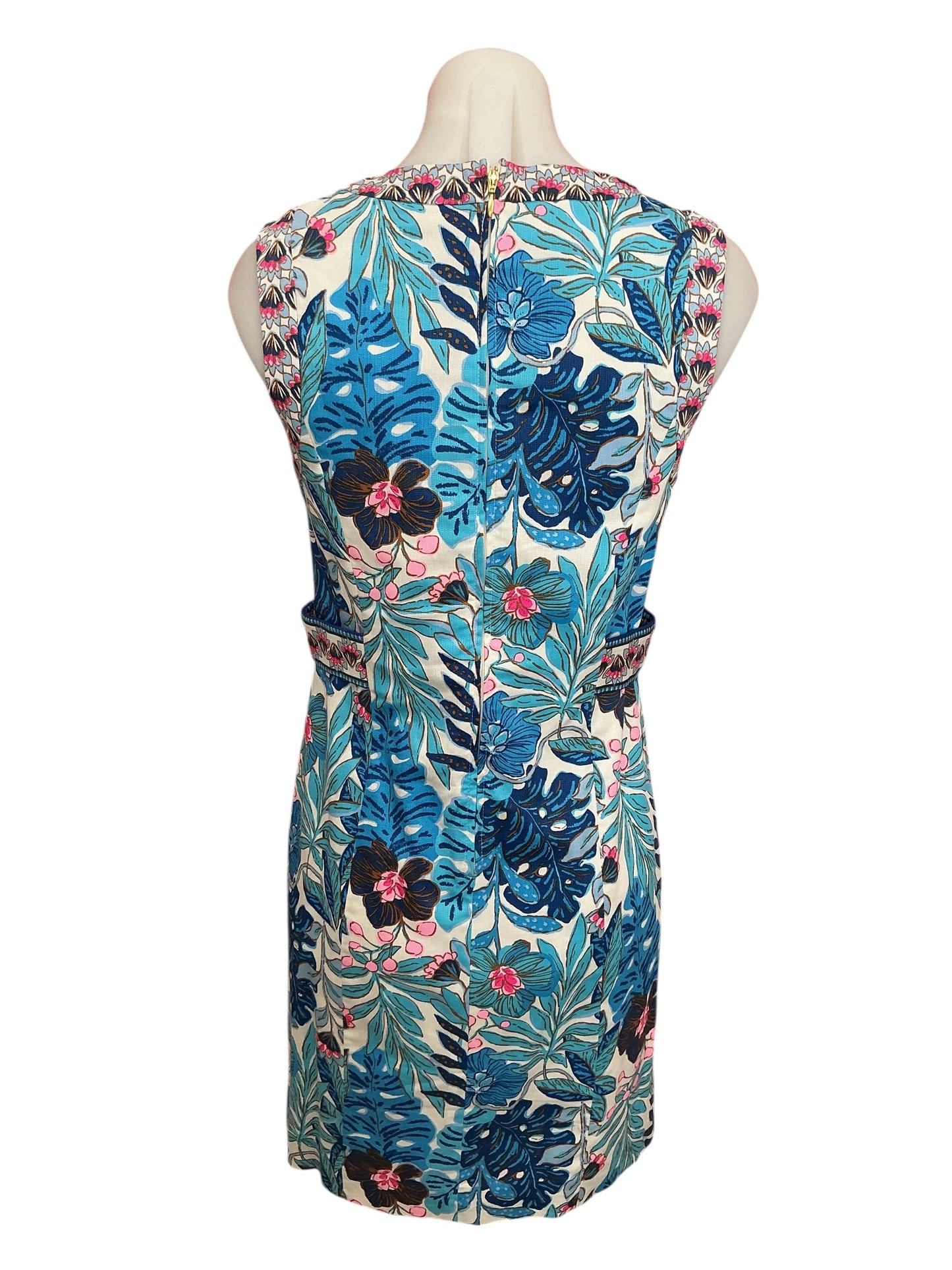 Lilly Pulitzer Juno Stretch Shift Dress Best Fronds Forever - Size 00