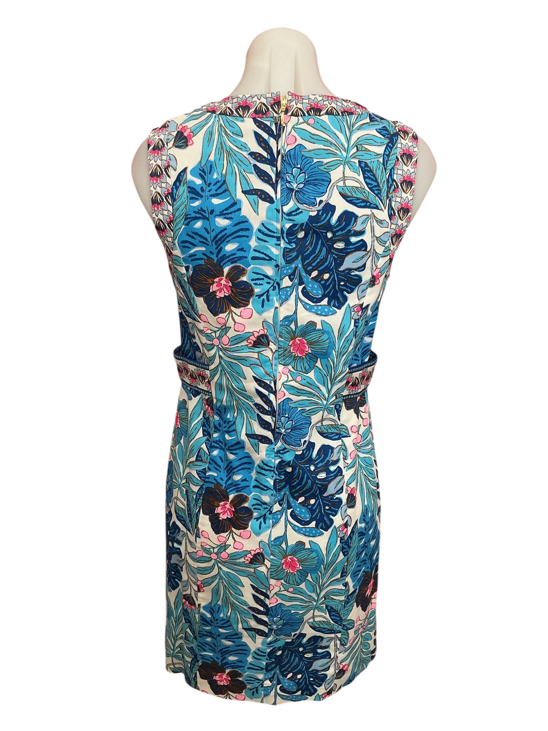 Lilly Pulitzer Juno Stretch Shift Dress Best Fronds Forever - Size 00