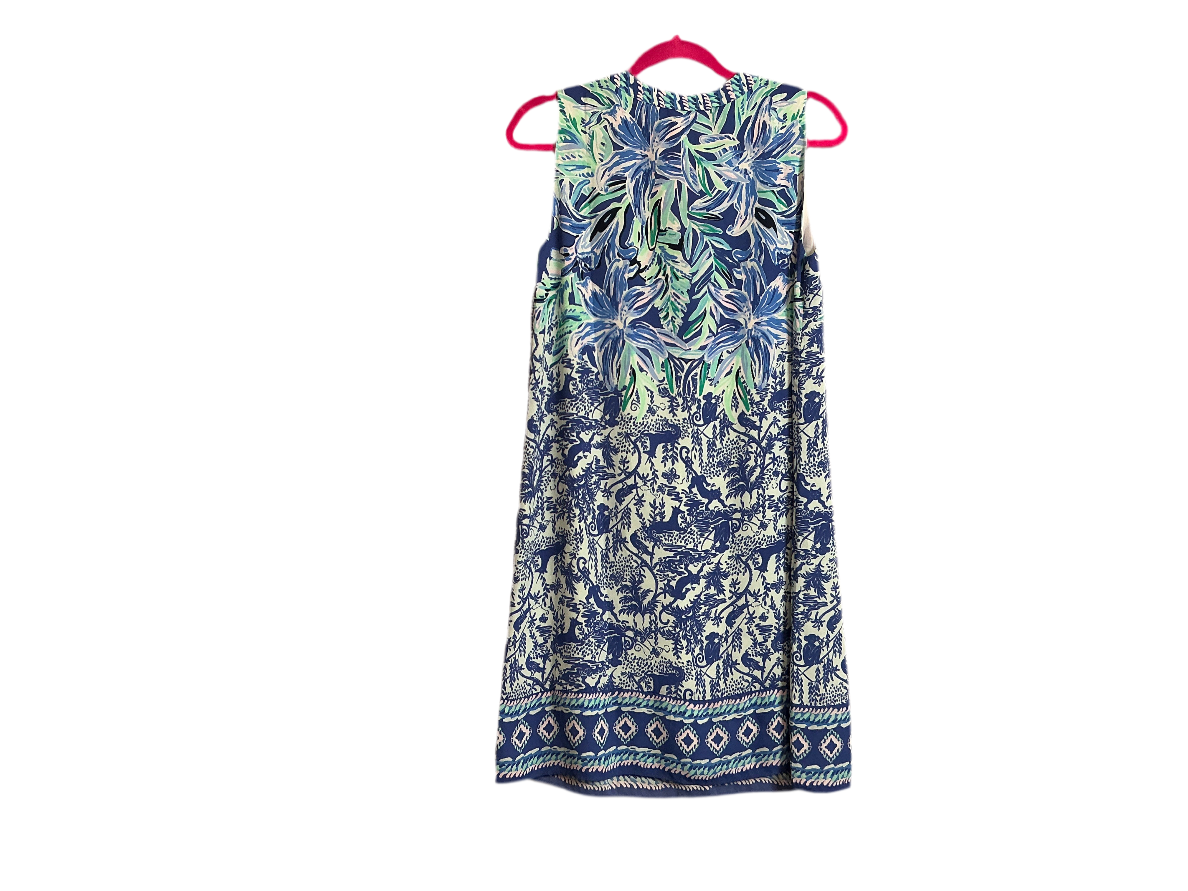 Lilly Pulitzer NWT Evah Shift High Tide Navy Ready Set Gecko Engineered Dress - Size S