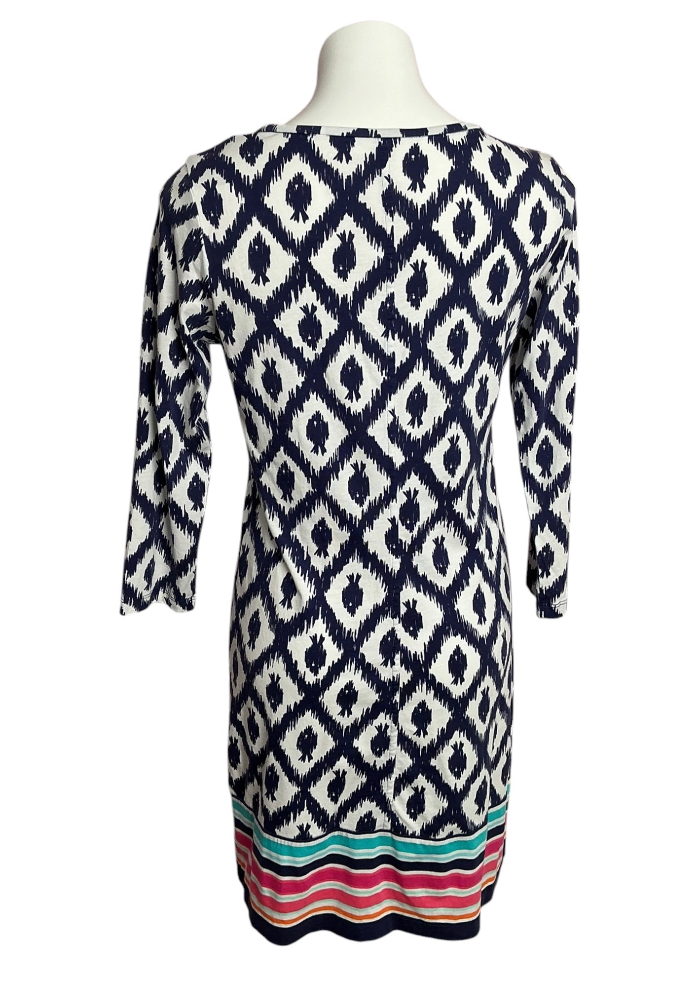 Lilly Pulitzer Beacon T-Shirt Dress Little Blue Engineered Fish - Size M