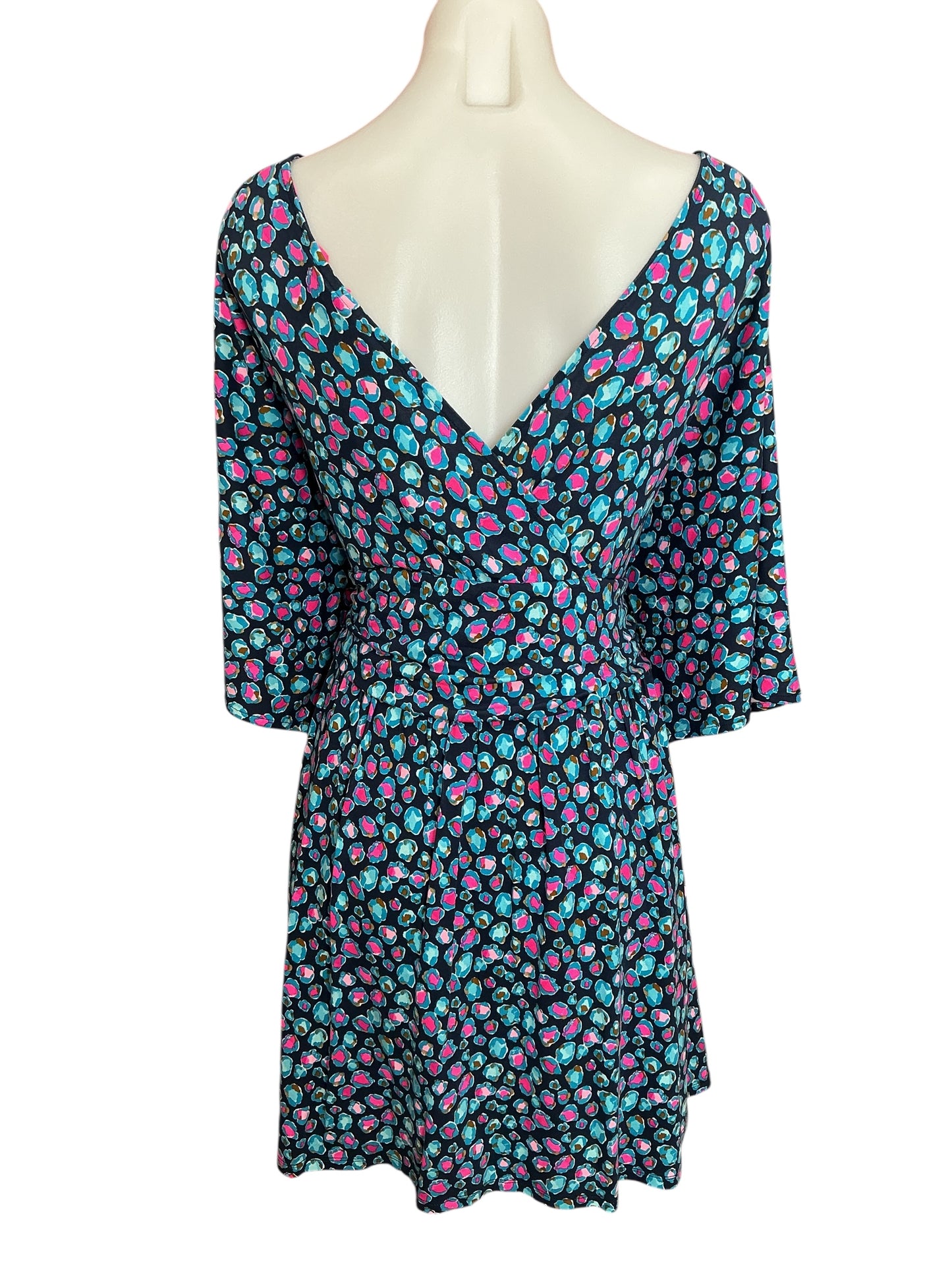 Lilly Pulitzer Parigi Skort Romper Low Tide Navy Spotted In The Mild - Size XL