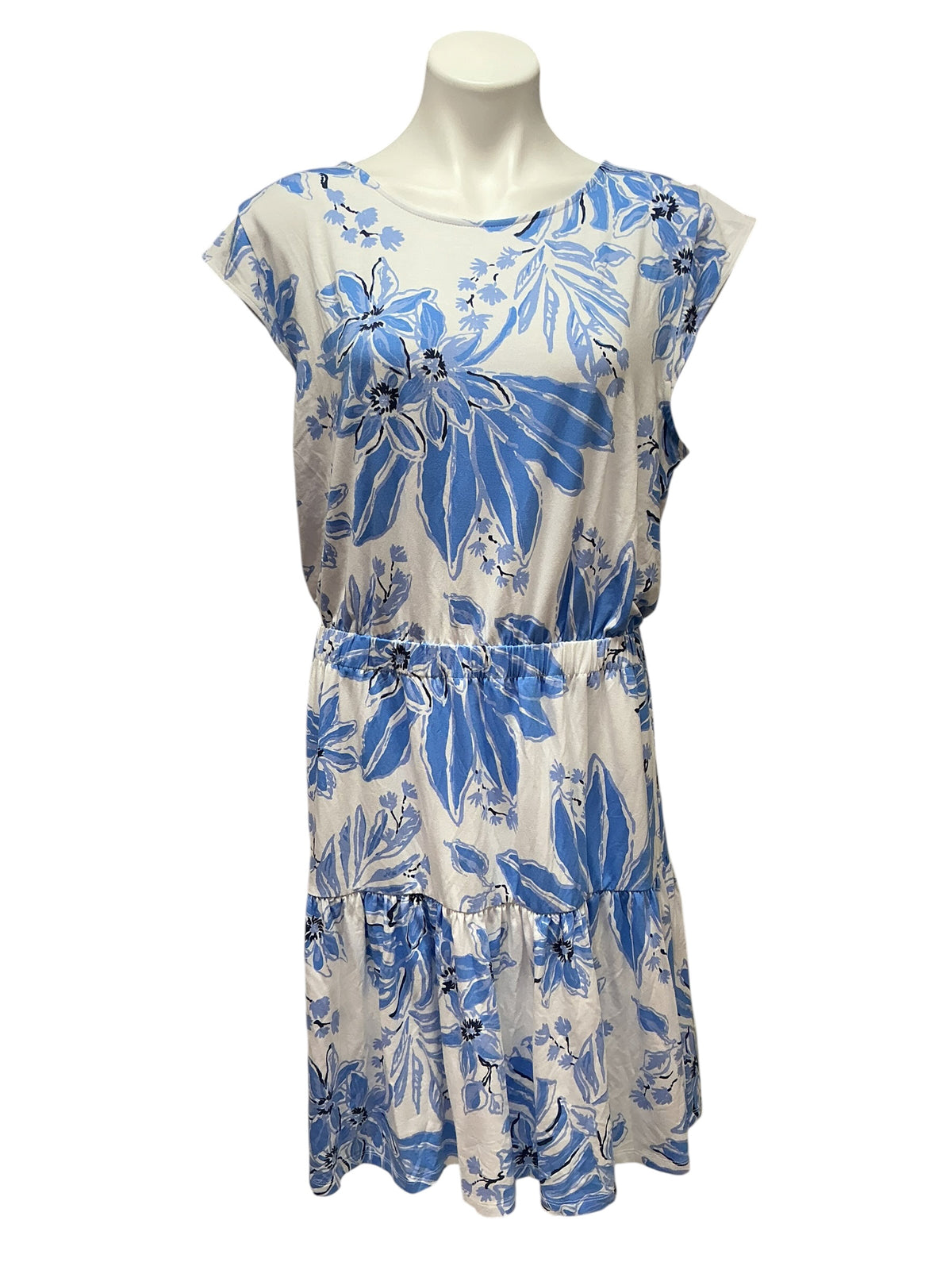 Lilly Pulitzer NWT Danville Dress Resort White Jet Set Jungle - Size XL
