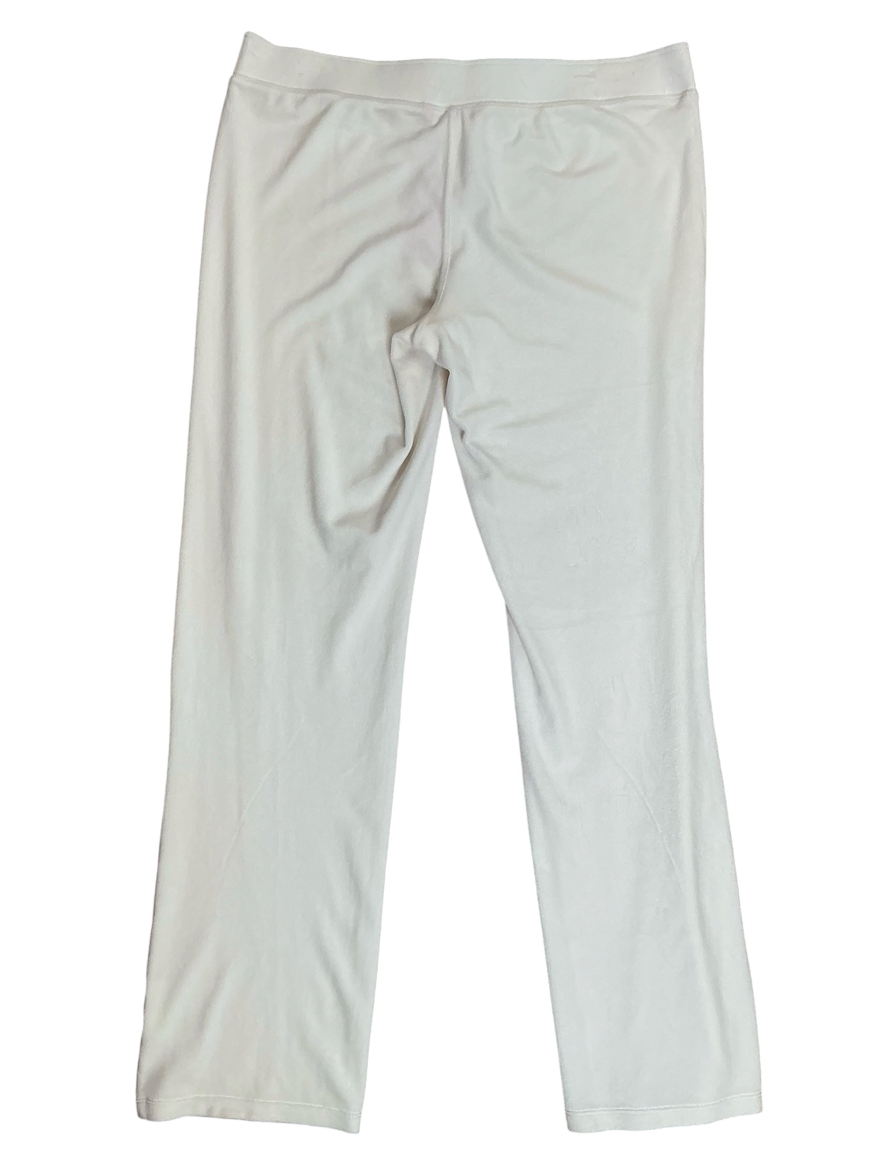 Lilly Pulitzer Tayden Velour Pants Resort White - Size XL