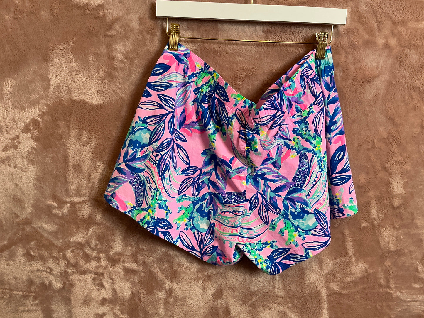 Lilly Pulitzer Short NWT - Ocean View Short - Lilac Rose - Just A Lil Jelly - Size L