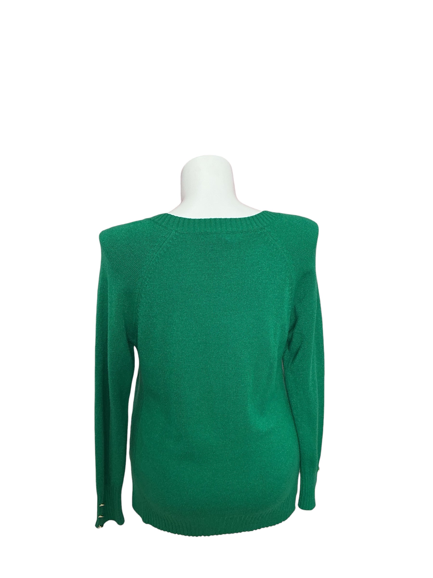 Lilly Pulitzer- Kaycee Sweater Fiddle Leaf Green Size M