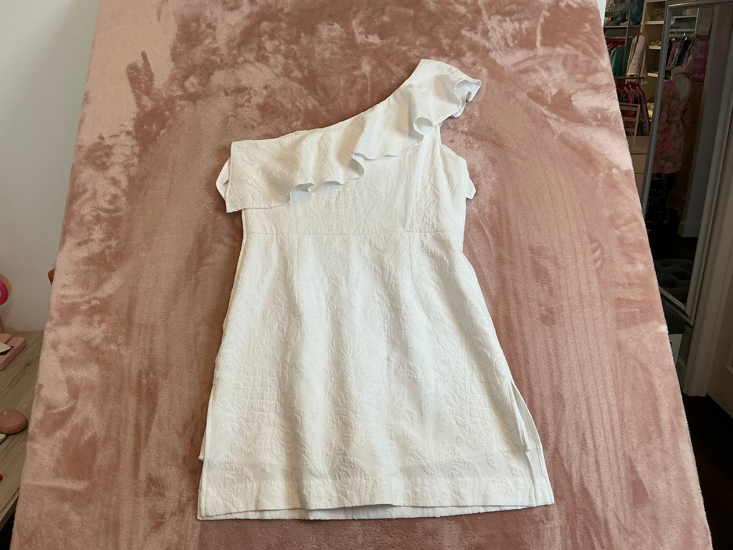 Lilly Pulitzer NWT Kipton romper resort white pineapple pucker - Size 14