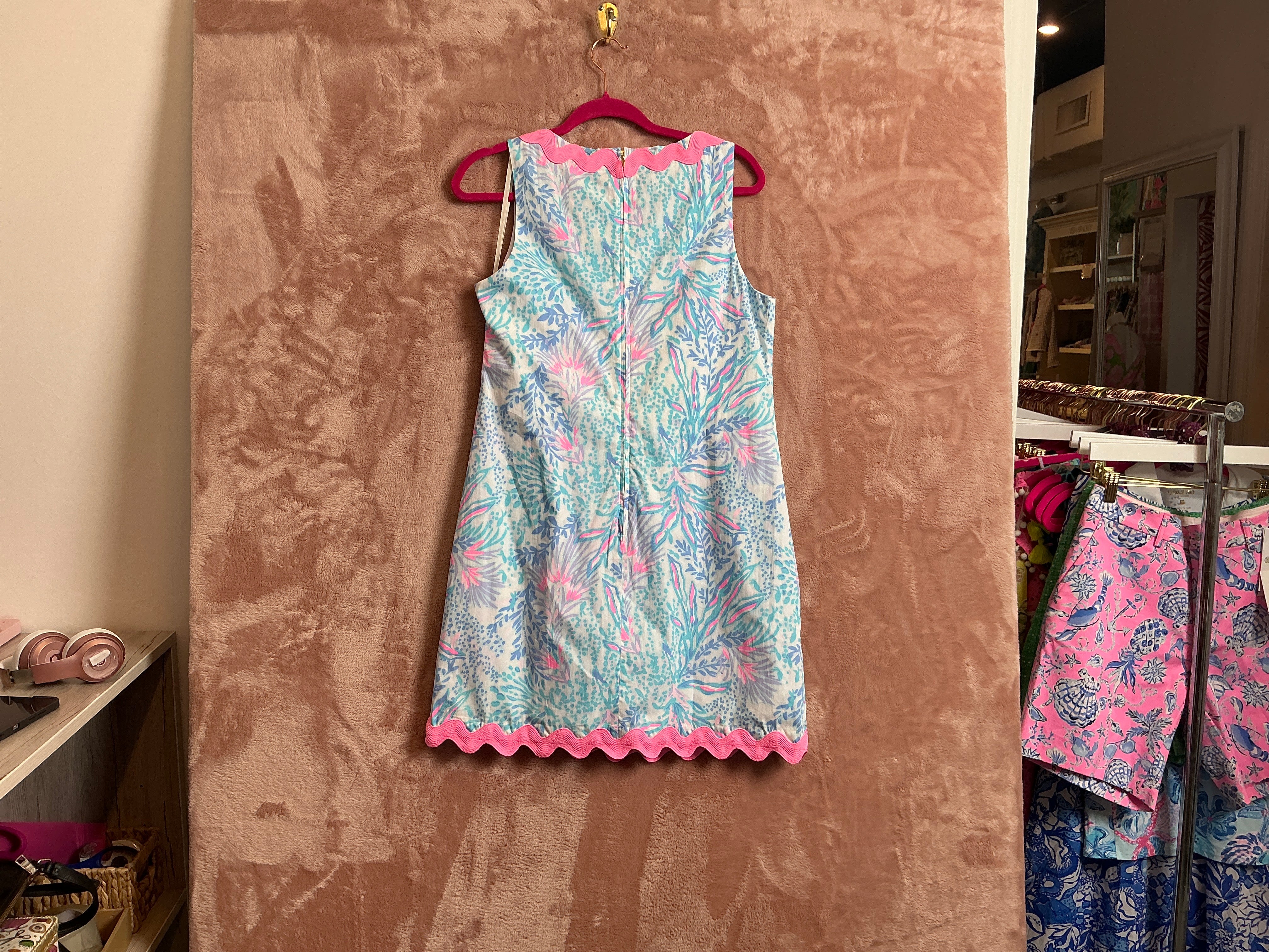 Lilly Pulitzer NWT Romney shift Romper Multi Via Del Mar - Size 8