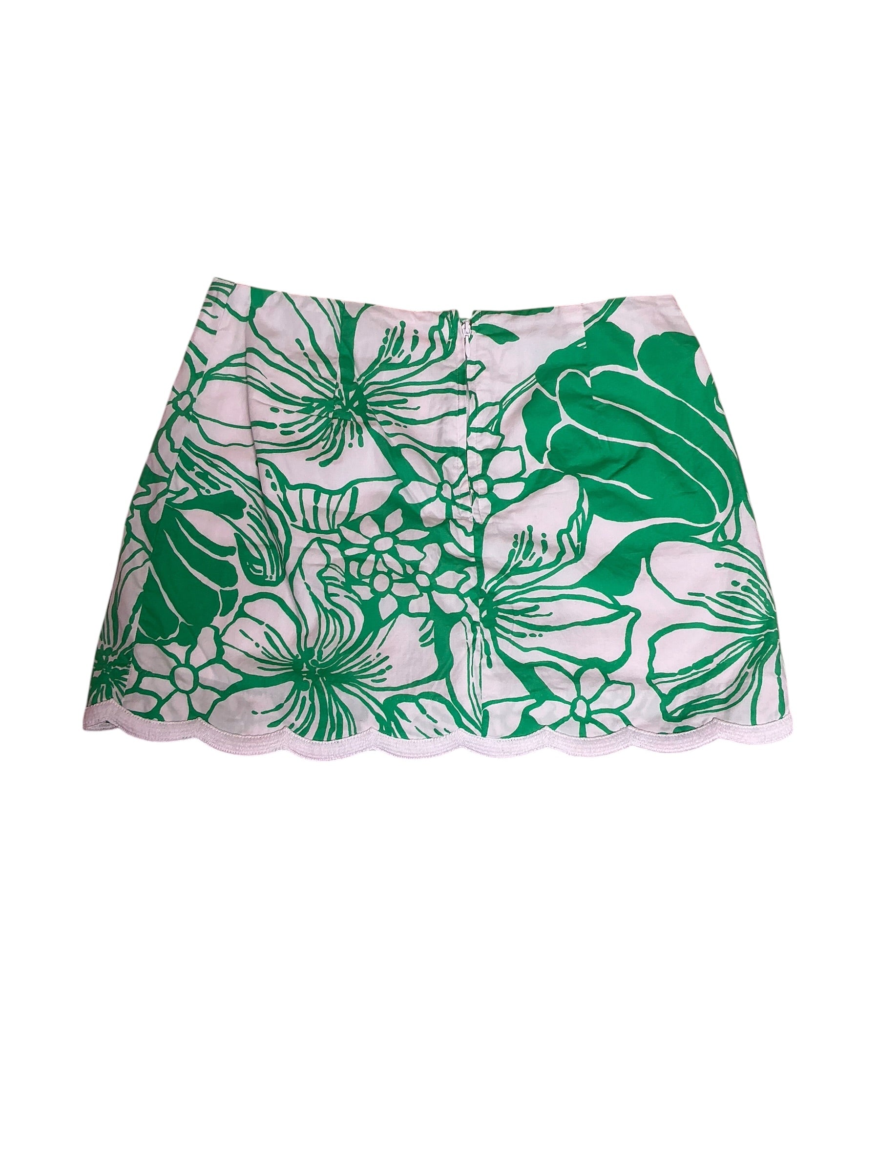 Lilly Pulitzer Michelina Mini Skort Spearmint Oversized Kiss My Tulips - Size 00