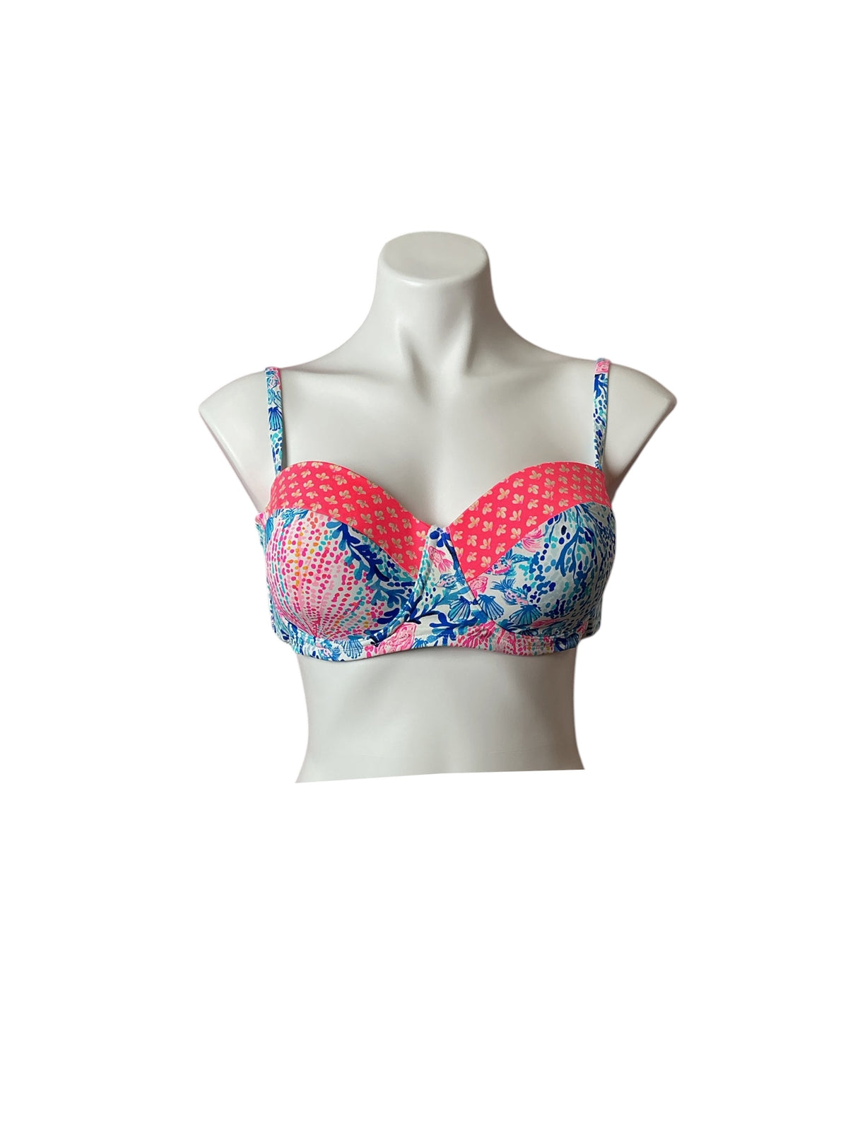 Lilly Pulitzer Leven Bikini Swim Top Sway With Me - Size 12