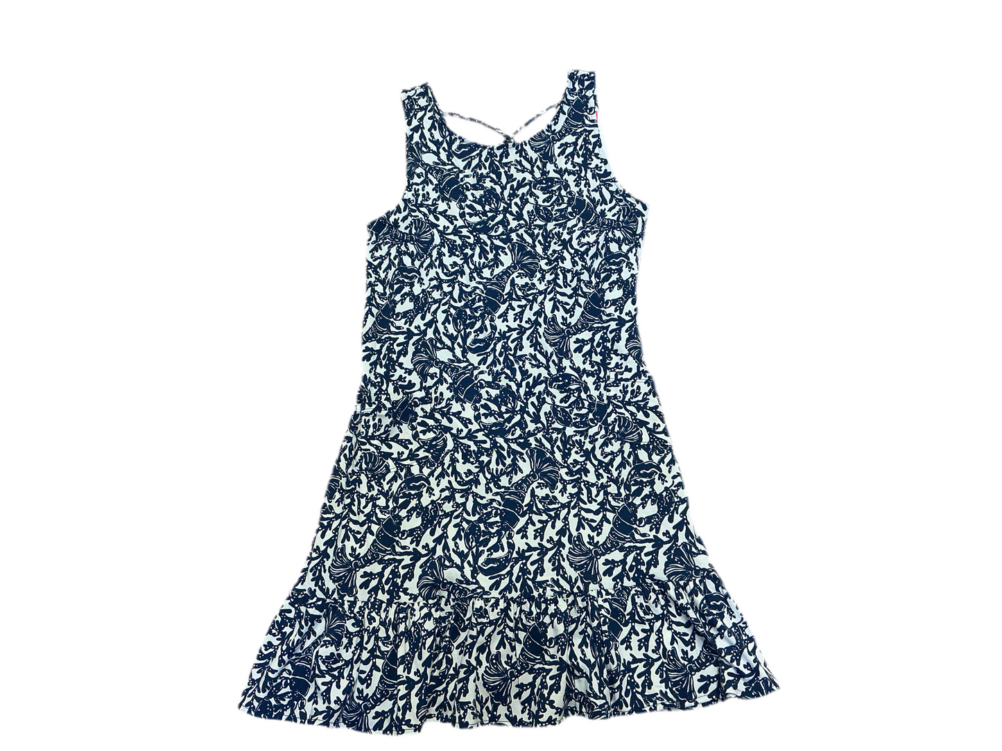 Lilly Pulitzer NWT - Kristen Flounce Dress - Oyster Bay Navy Krillin It - Size S