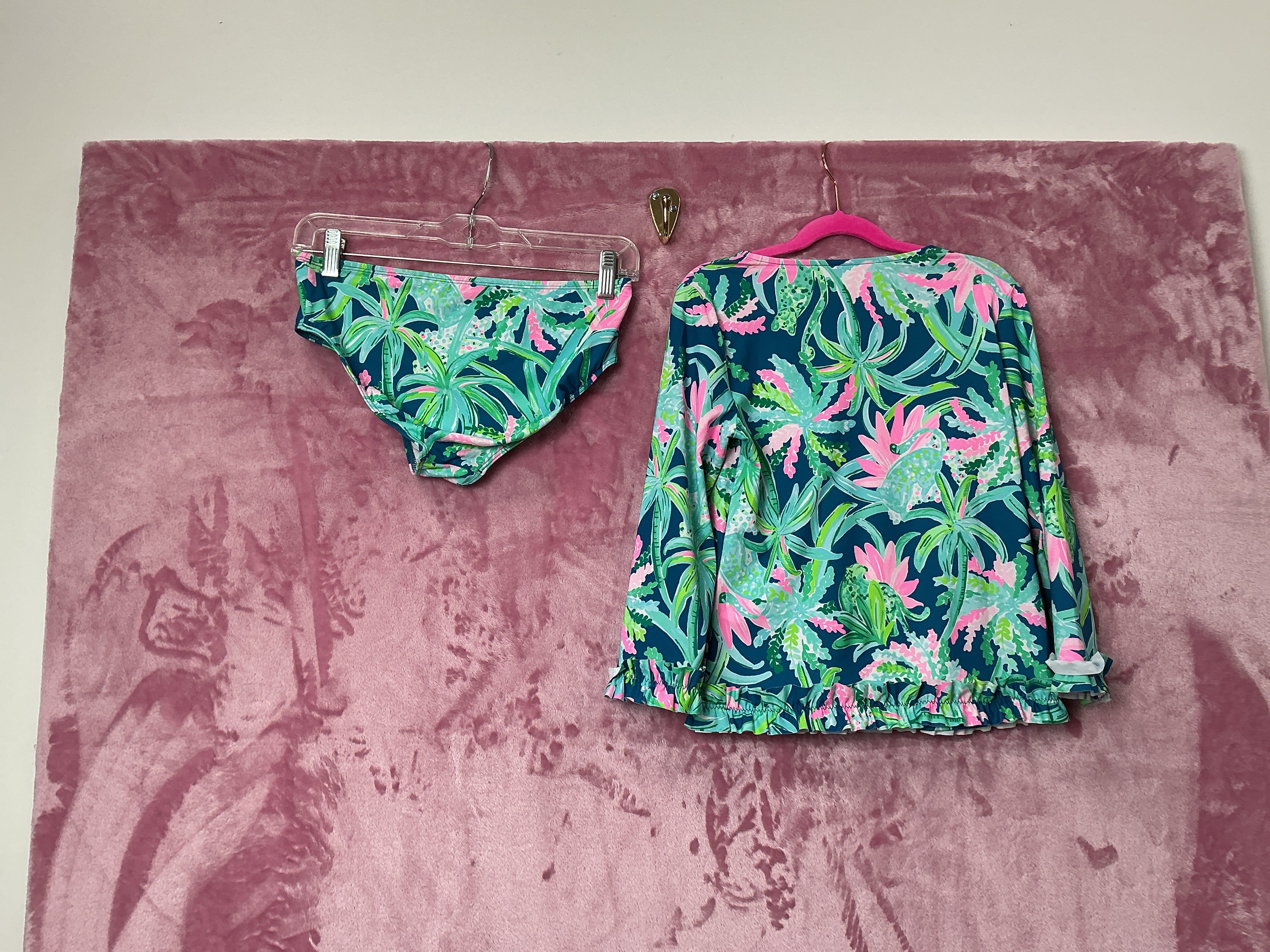 Lilly Pulitzer Kids Bathing Suit 2 PC - Size 14