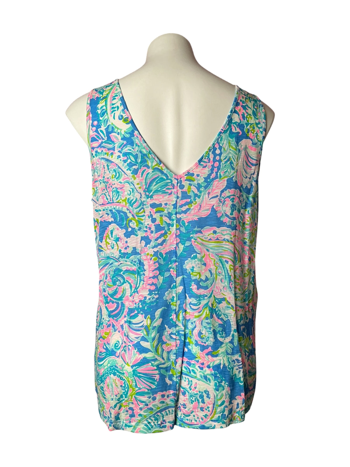 Lilly Pulitzer Gigi Tank Top Dream Team - Size L