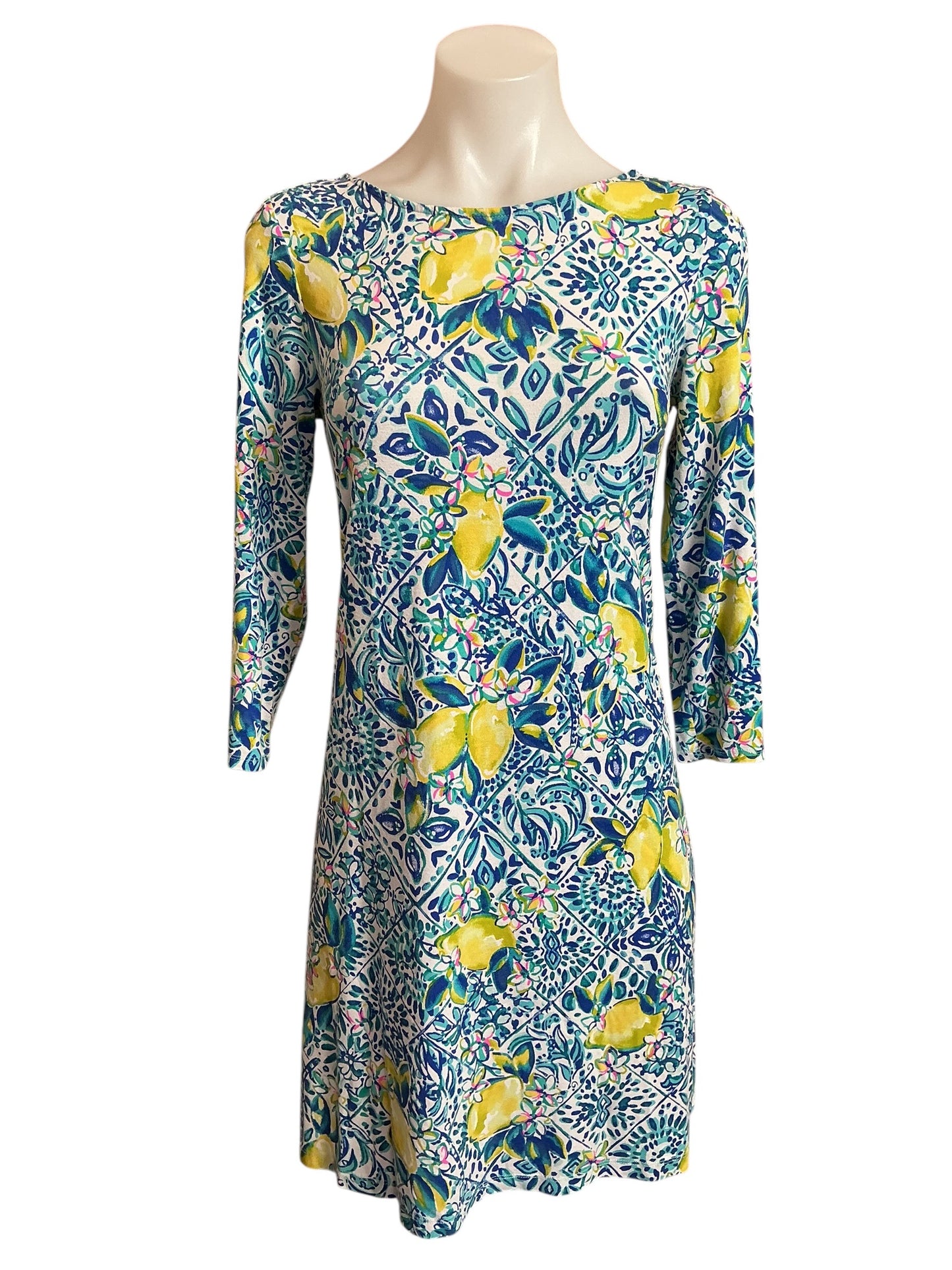 Lilly Pulitzer Ophelia Swing Dress Zest For Life - Size S