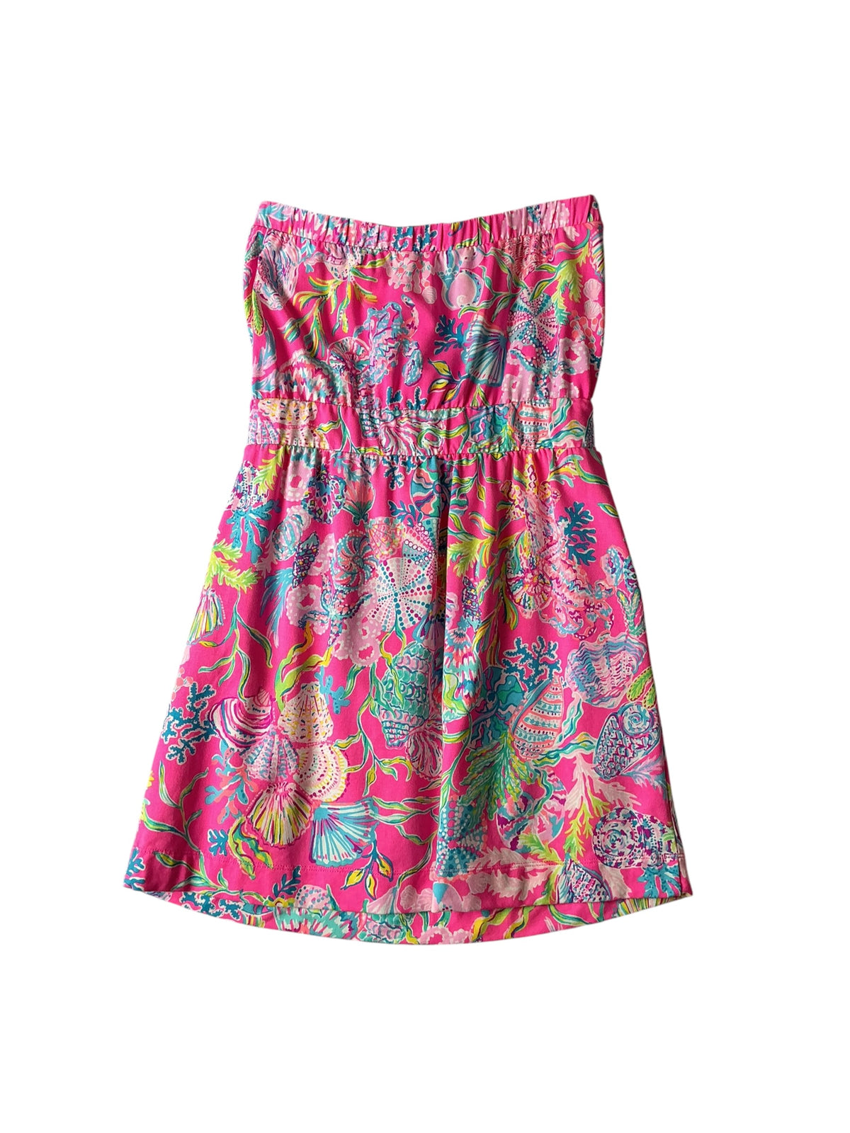 Lilly Pulitzer Larch Coverup Pink Isle Shell Me Something Good - Size S