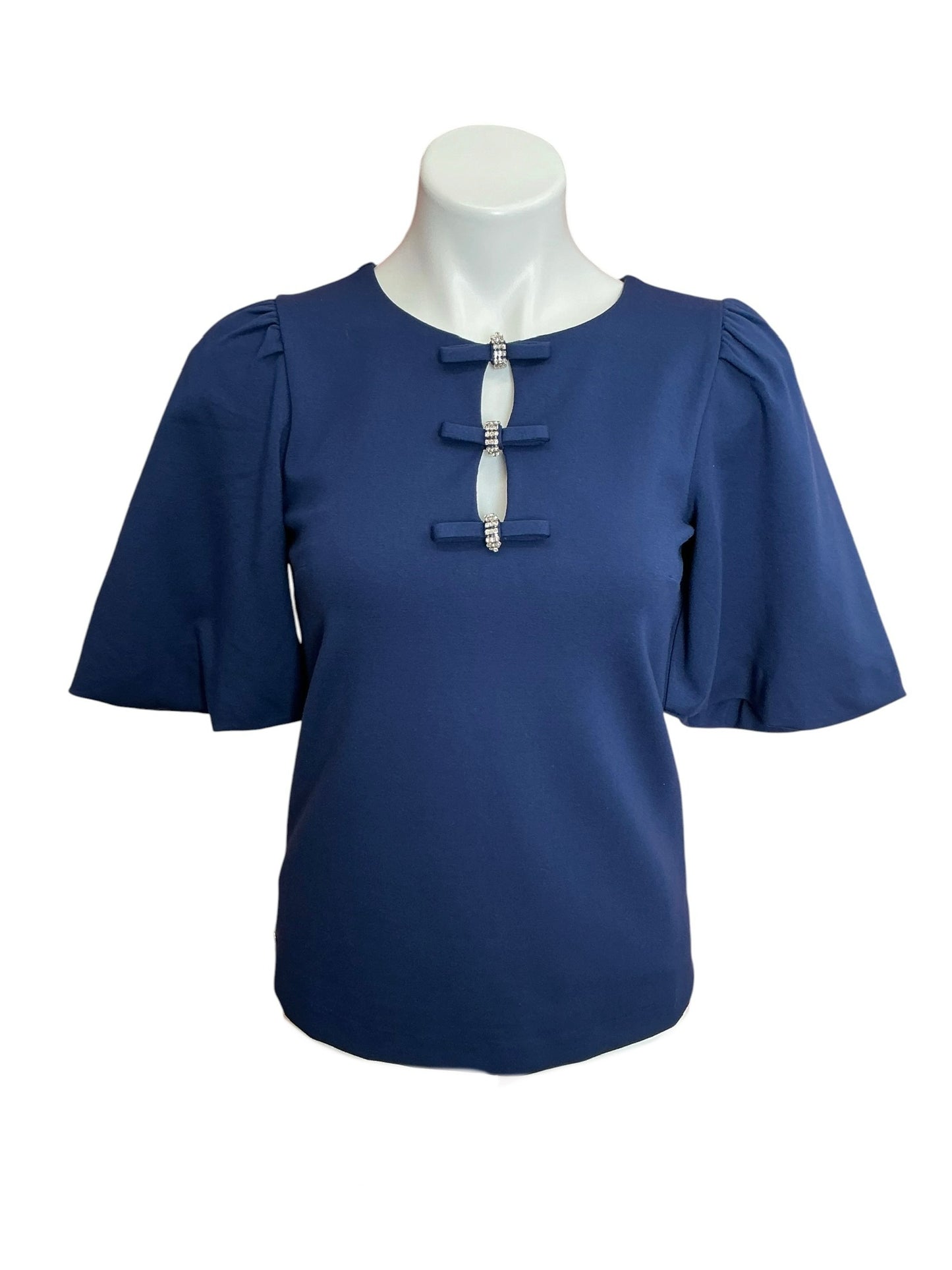 Lilly Pulitzer NWT Ethenia Knit Top Low Tide Navy - Size XS