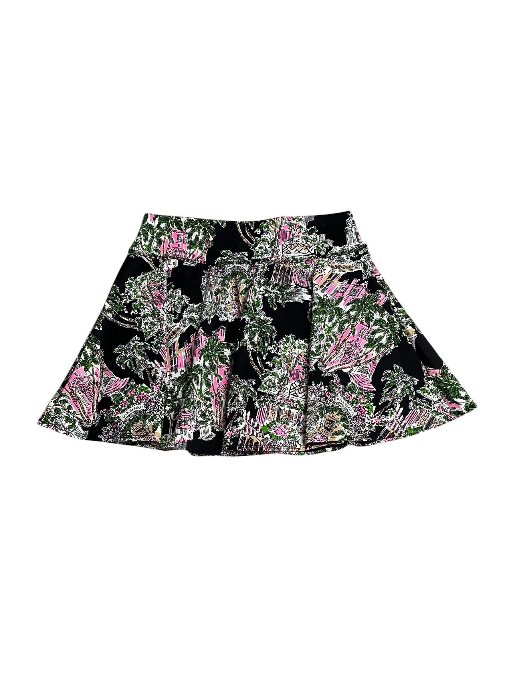 Lilly Pulitzer- NWT Barcelona High Rise Skort Onyx PB Anniversary Toile Size L