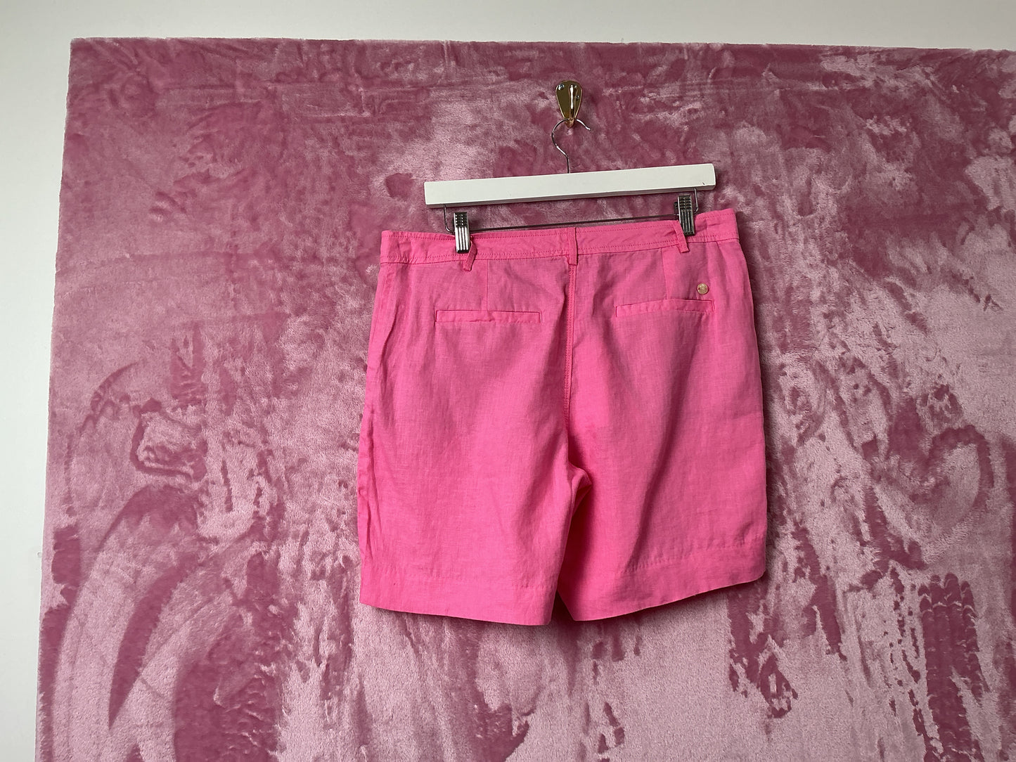 Lilly Pulitzer NWT Aldora Linen Short Confetti Pink - Size 8