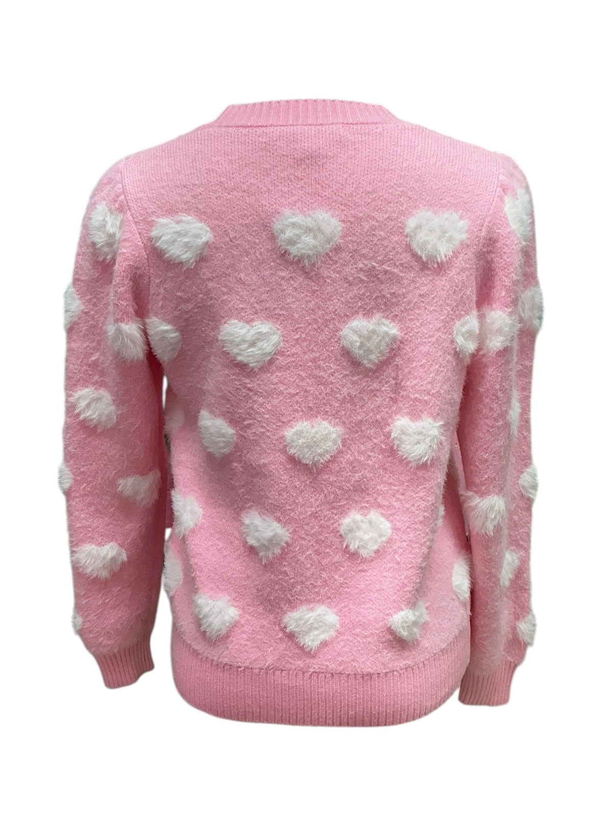 Lilly Pulitzer Keane Cardigan Peony Pink Hearts Jacquard - Size S