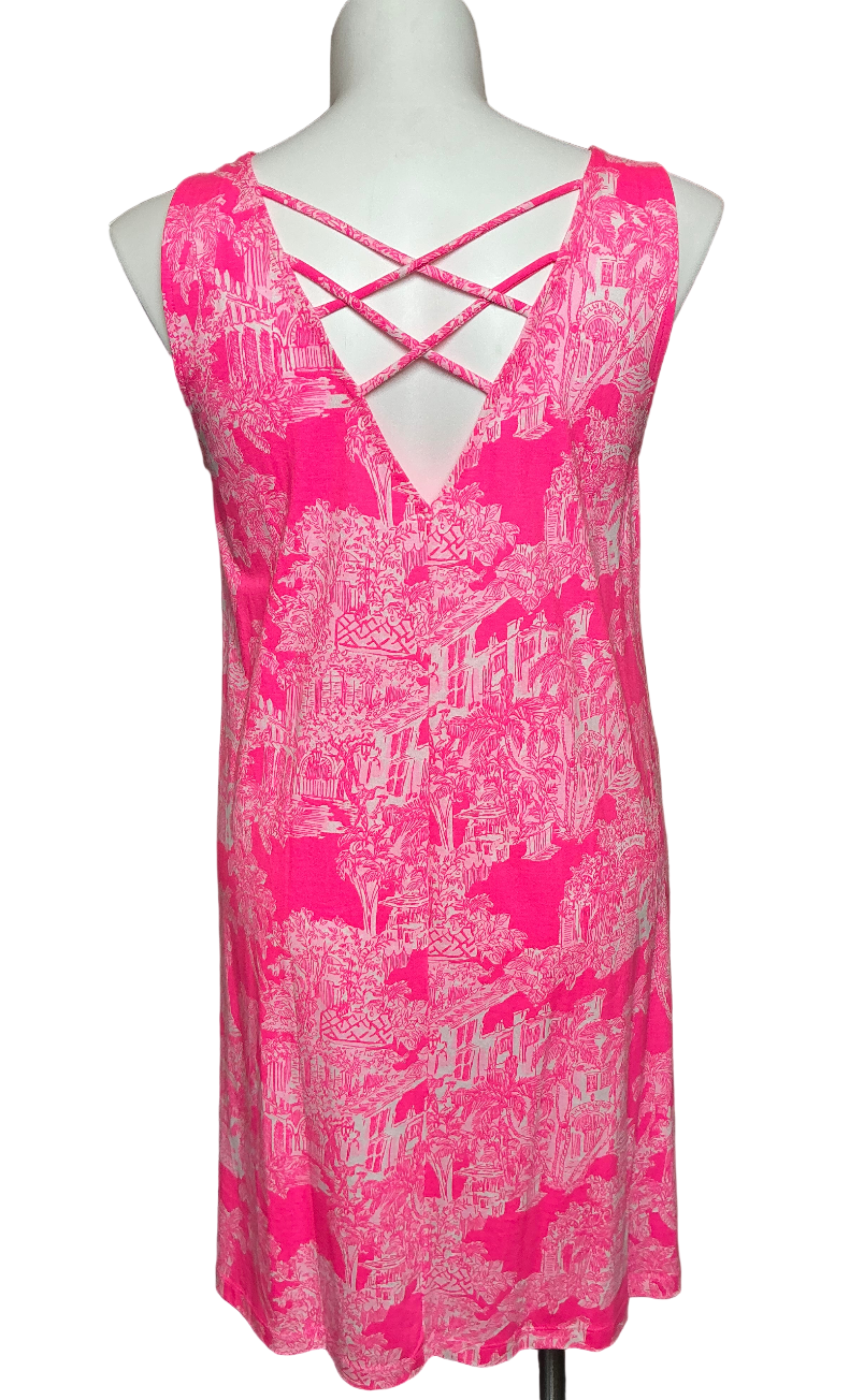 Lilly Pulitzer NWT - Kristen Dress - Roxie Pink PB Anniversary Toile - Size XL