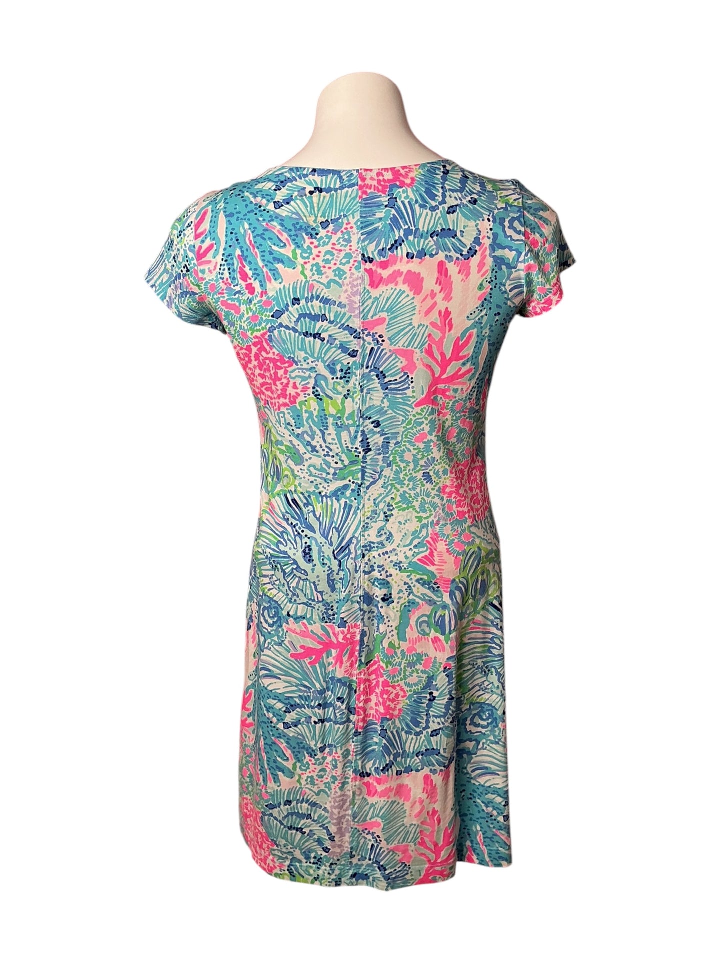 Lilly Pulitzer Brewster T-Shirt Dress Sink Or Swim - Size S