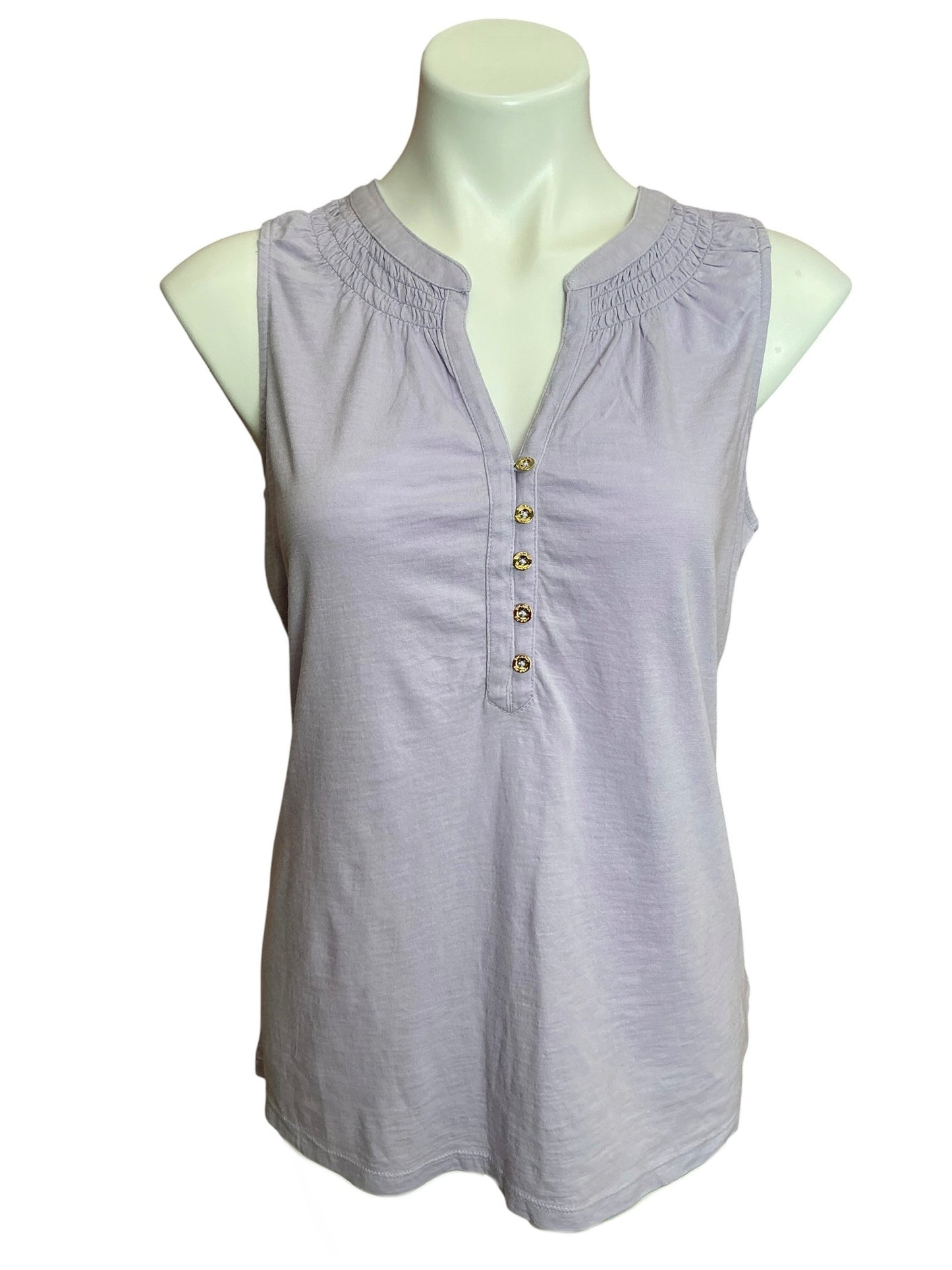 Lilly Pulitzer NWT Essie Top Light Lilac Verbena - Size M