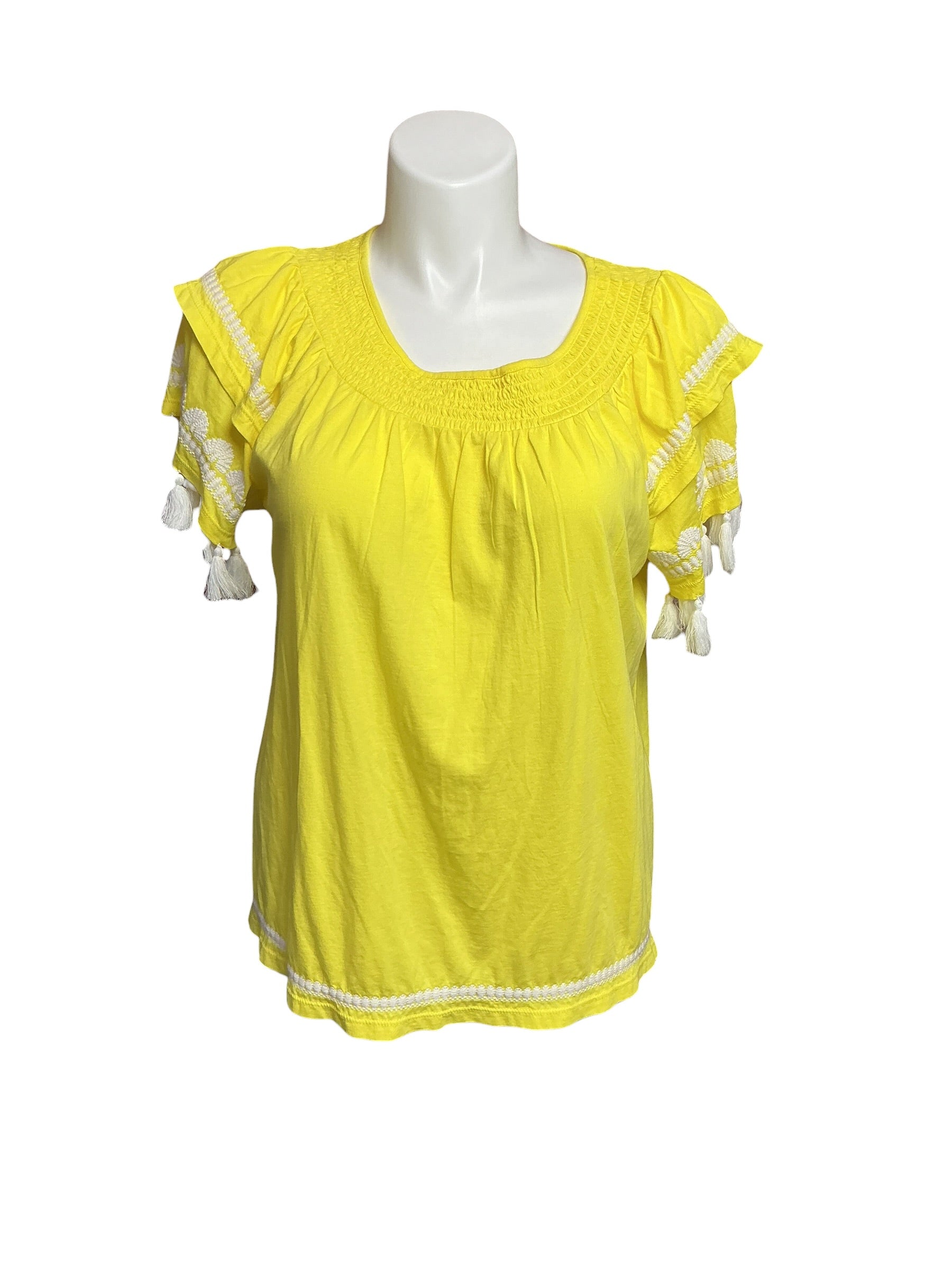 Lilly Pulitzer NWT Nailah Top - Lilly’s Lemon - Size XL