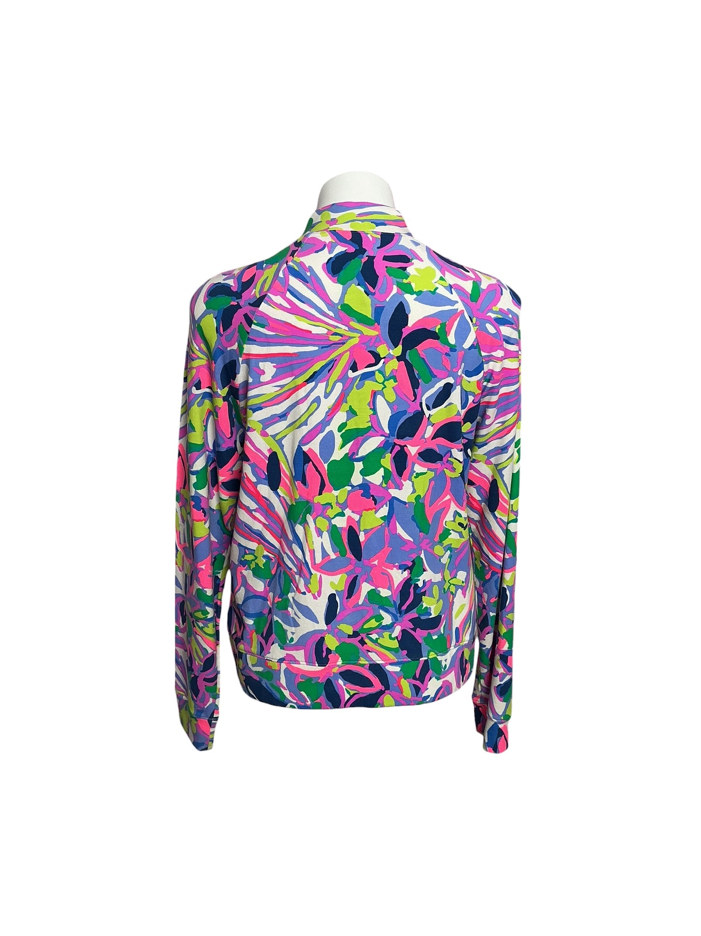 Lilly Pulitzer Leona Zip-Up Jacket Havin' a Blast - Size M