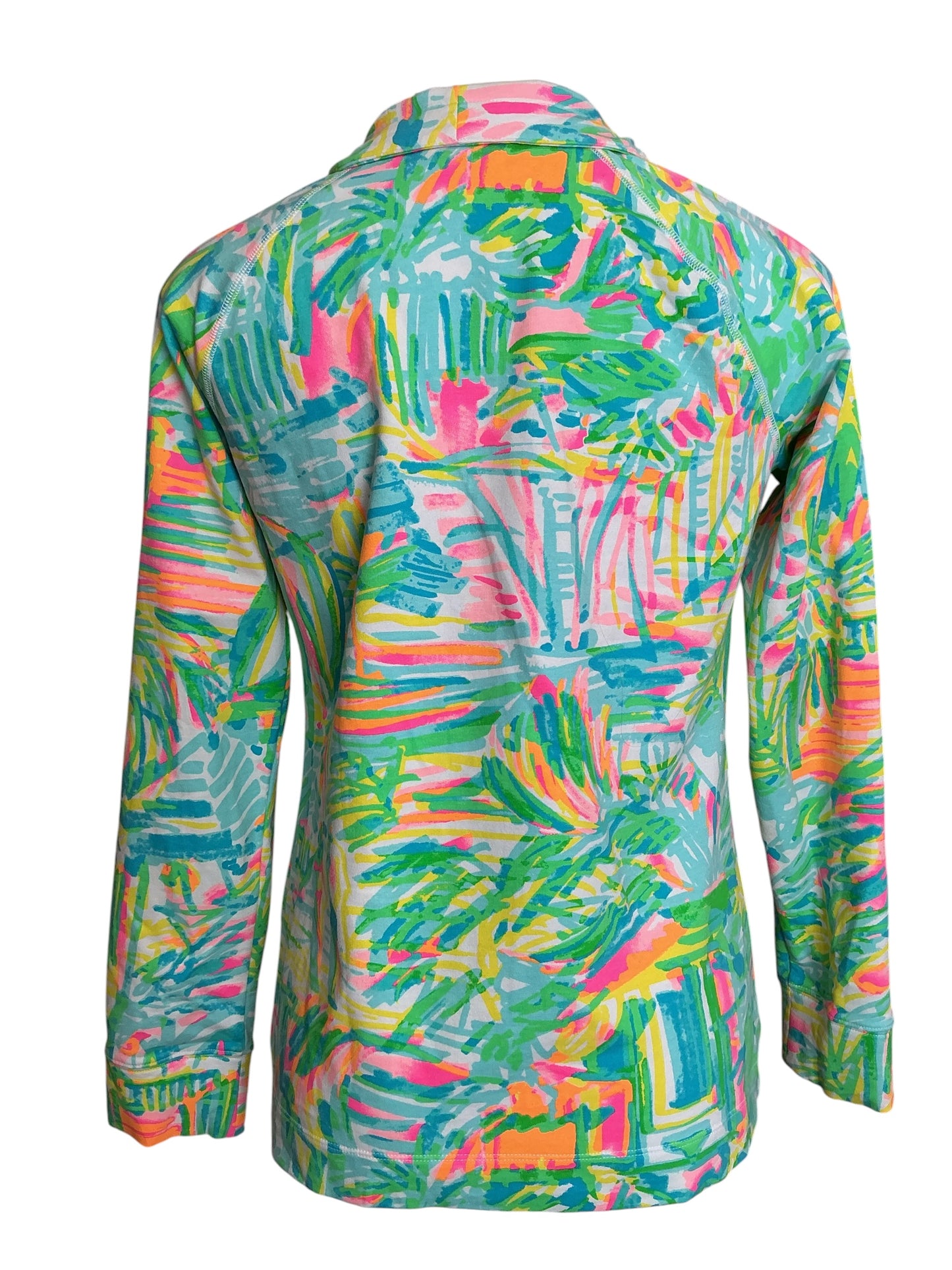 Lilly Pulitzer Captain Popover Top Multi Sea Salt And Sun - Size M