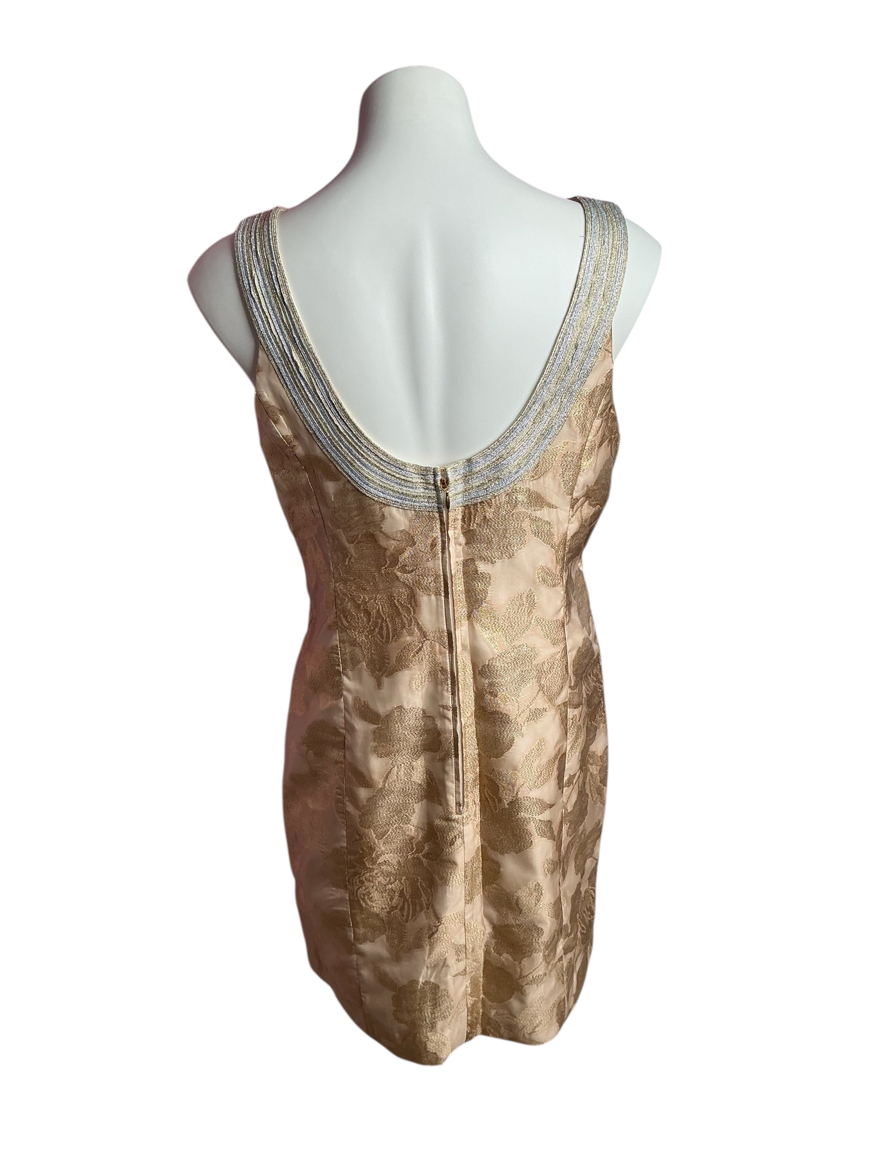 Lilly Pulitzer- NWT Valli Floral Brocade Gold Organza Brocade Size 10