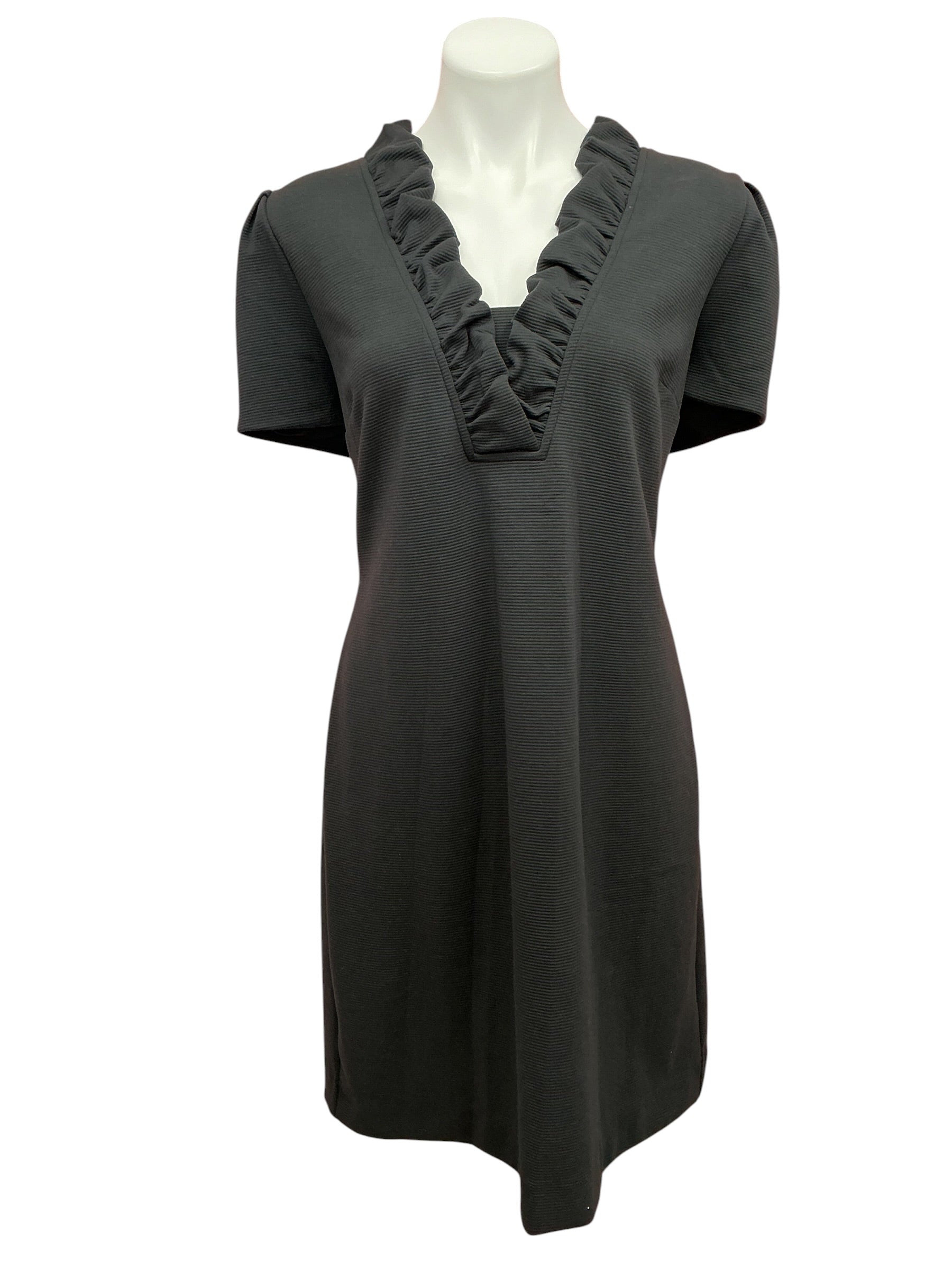Lilly Pulitzer NWT Short Sleeve Tisbury Shift Dress Onyx Black - Size XL