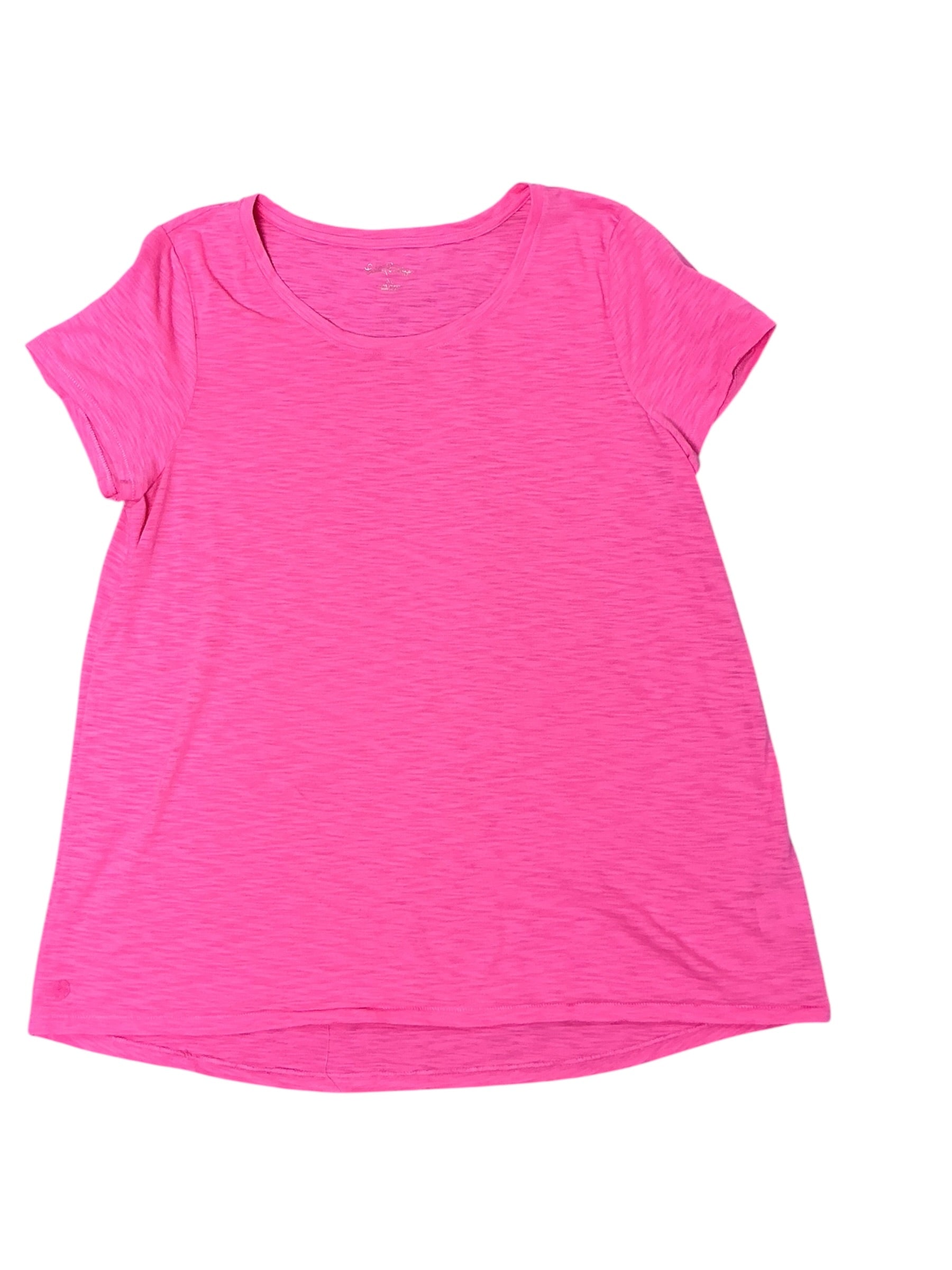 Lilly Pulizter Etta Scoop Neck Top - Rousseau Pink - Size XL