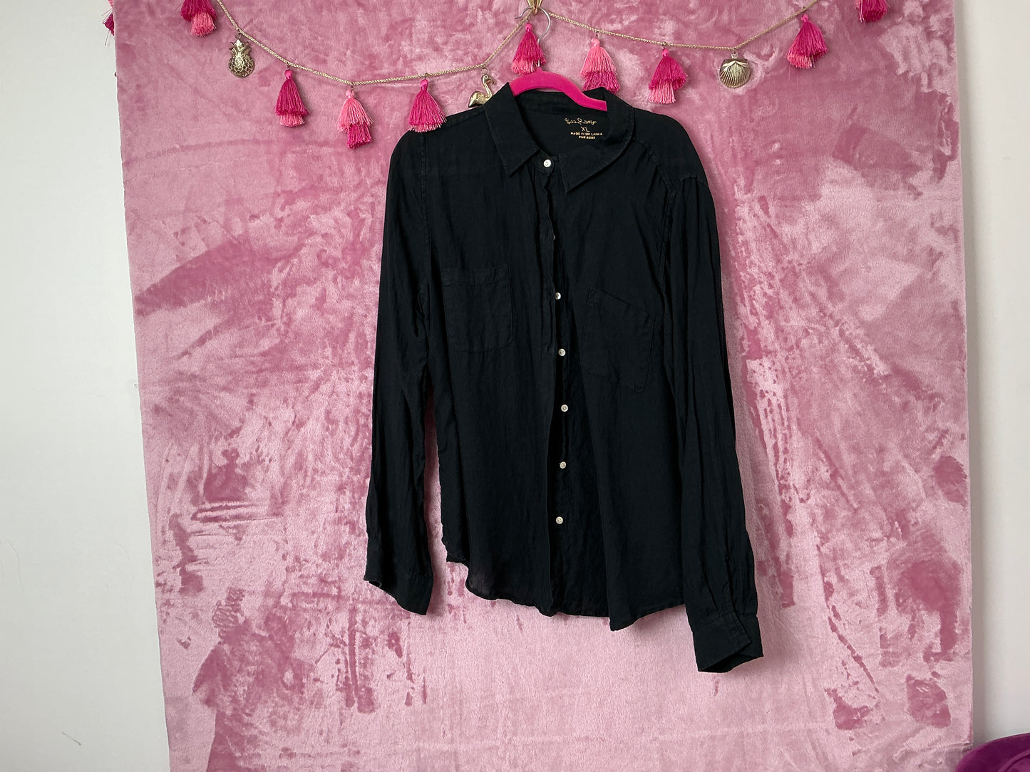 Lilly Pulitzer Long Sleeve Top - Size XL
