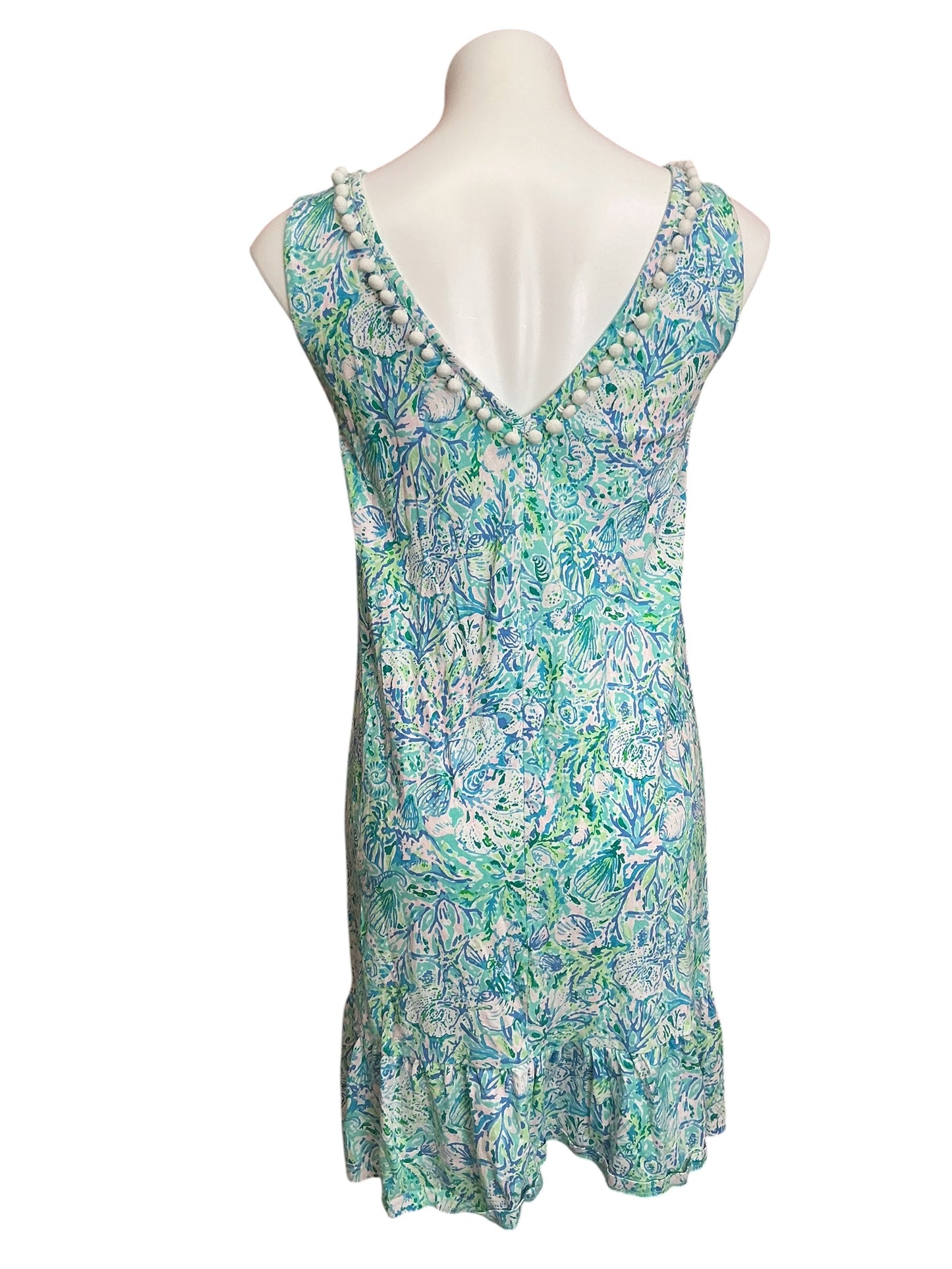 Lilly Pulitzer Camilla Swing Dress Blue Surf Blue Soleil It On Me - Size L